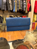 Louis Vuitton Toledo Blue Epi Leather Sarah Wallet