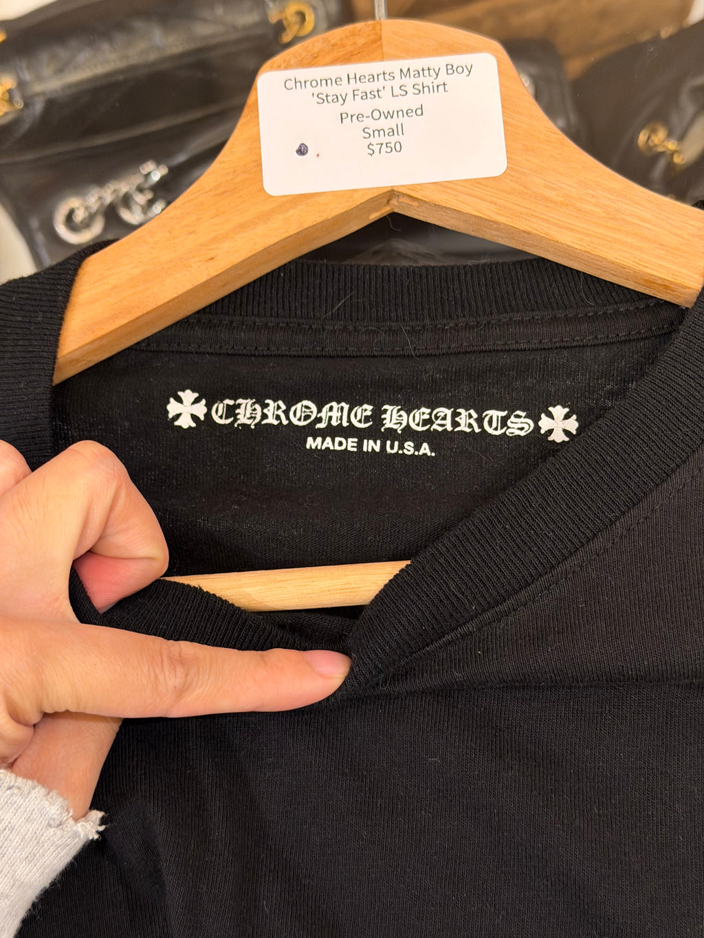 Chrome Hearts Matty Boy
'Stay Fast' LS Shirt