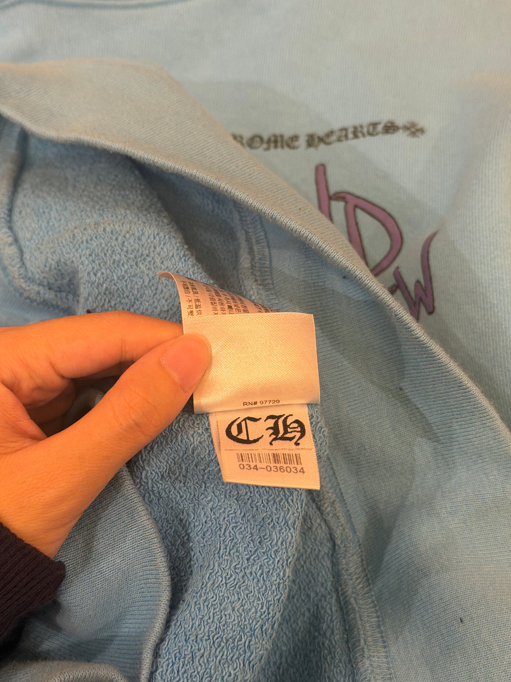 Chrome Hearts x Matty Boy
'Brain New' Hoodie - Blue