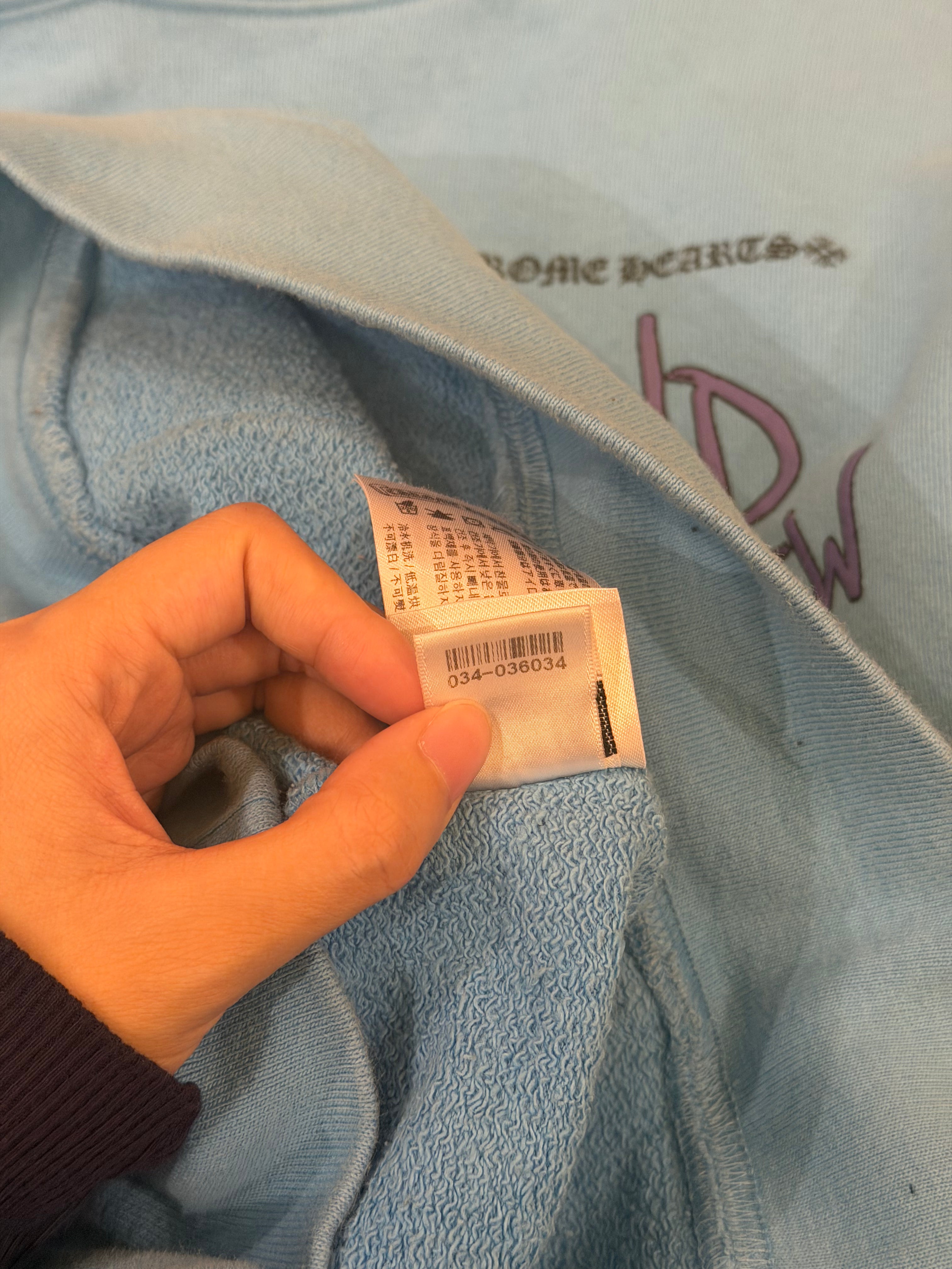 Chrome Hearts x Matty Boy
'Brain New' Hoodie - Blue