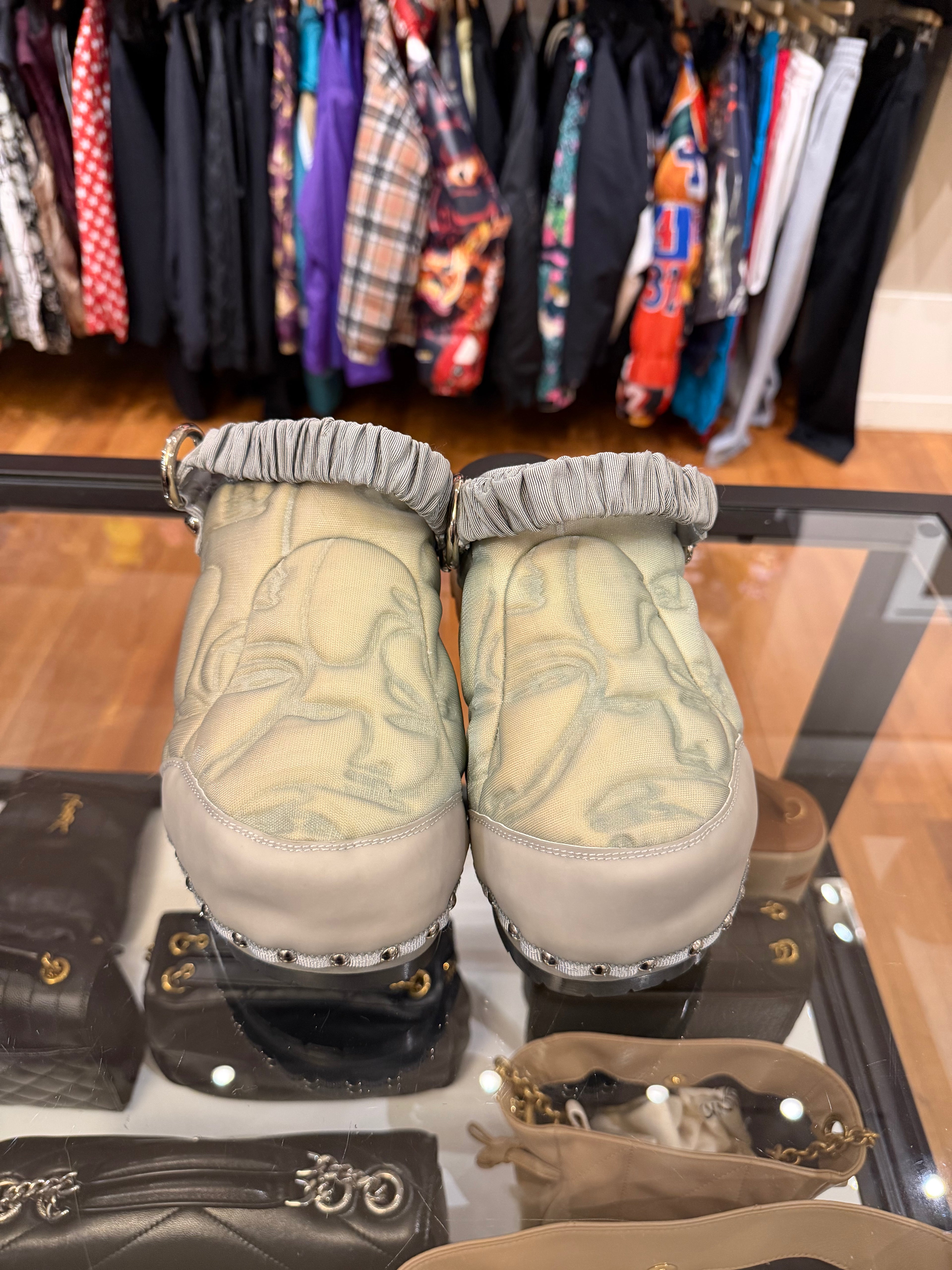 Brain Dead Energy Absorber Debossed Zoccolo Clogs
