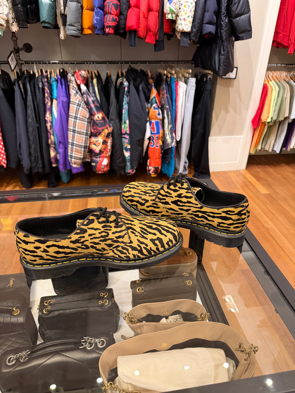 Dr. Martens x Wacko Maria 1461 Hair-On Oxford Shoes