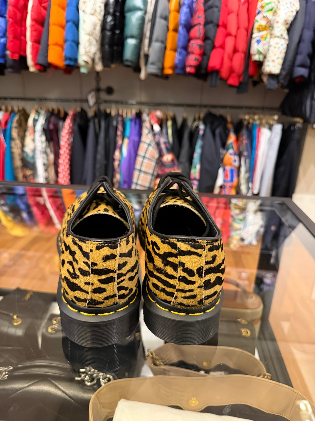 Dr. Martens x Wacko Maria 1461 Hair-On Oxford Shoes