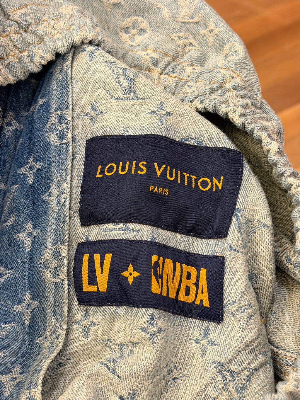 Louis Vuitton x NBA Zip Up
Denim Jacket