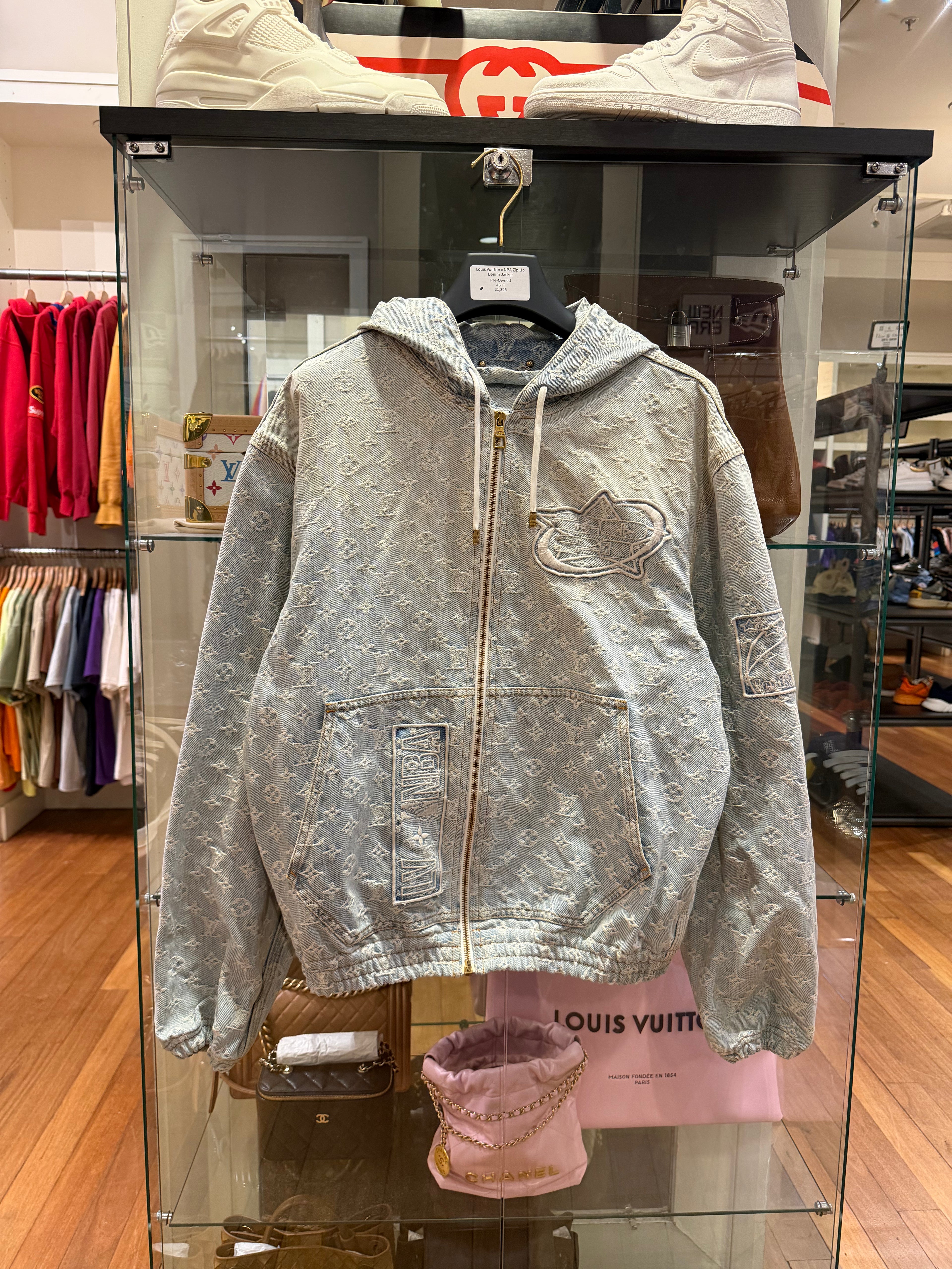 Louis Vuitton x NBA Zip Up
Denim Jacket