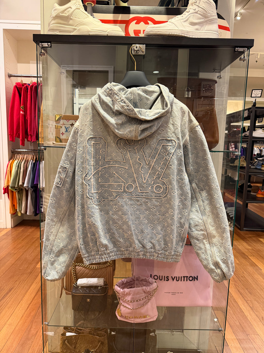 Louis Vuitton x NBA Zip Up
Denim Jacket