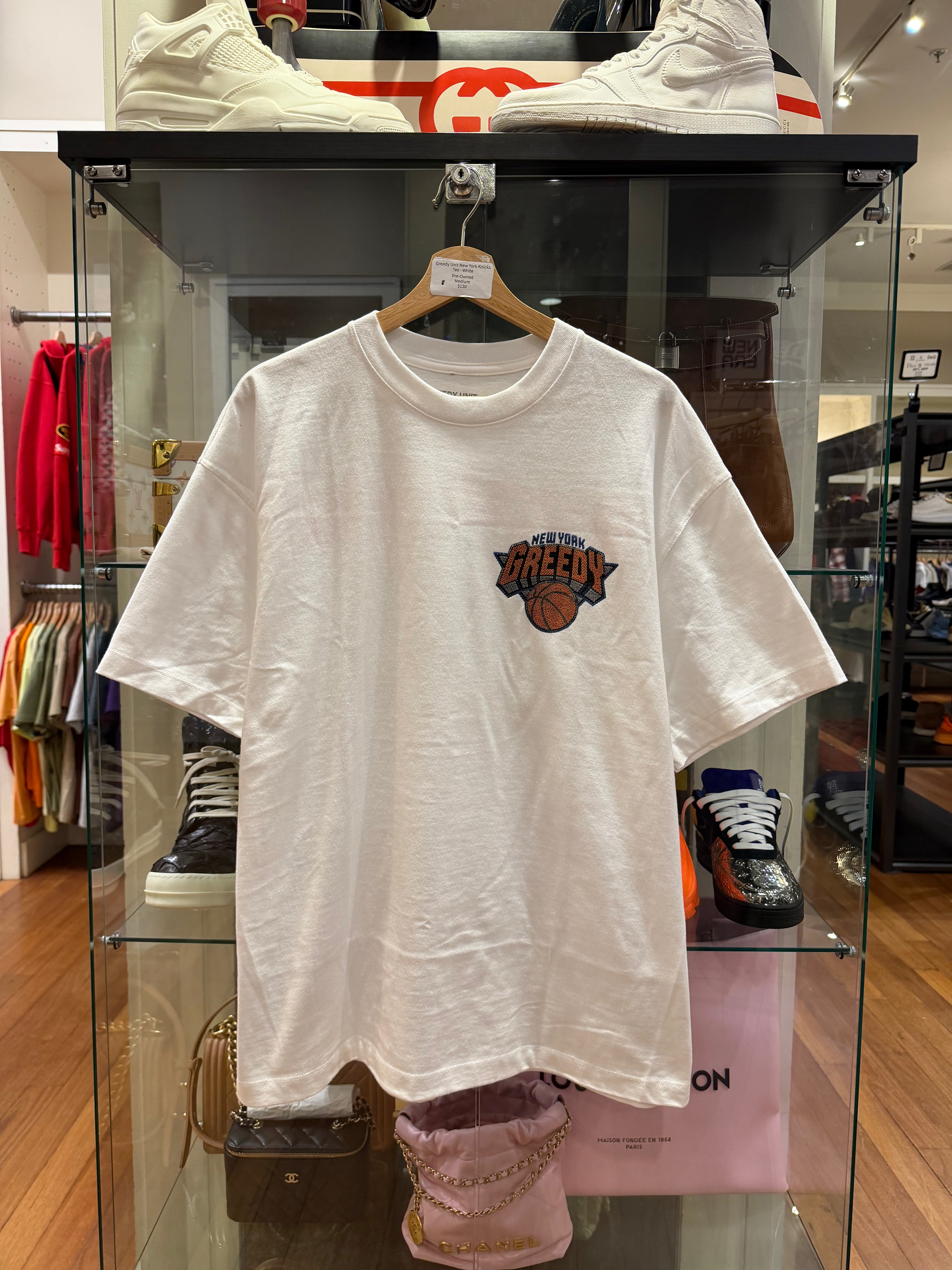 Greedy Unit New York Knicks
Tee - White