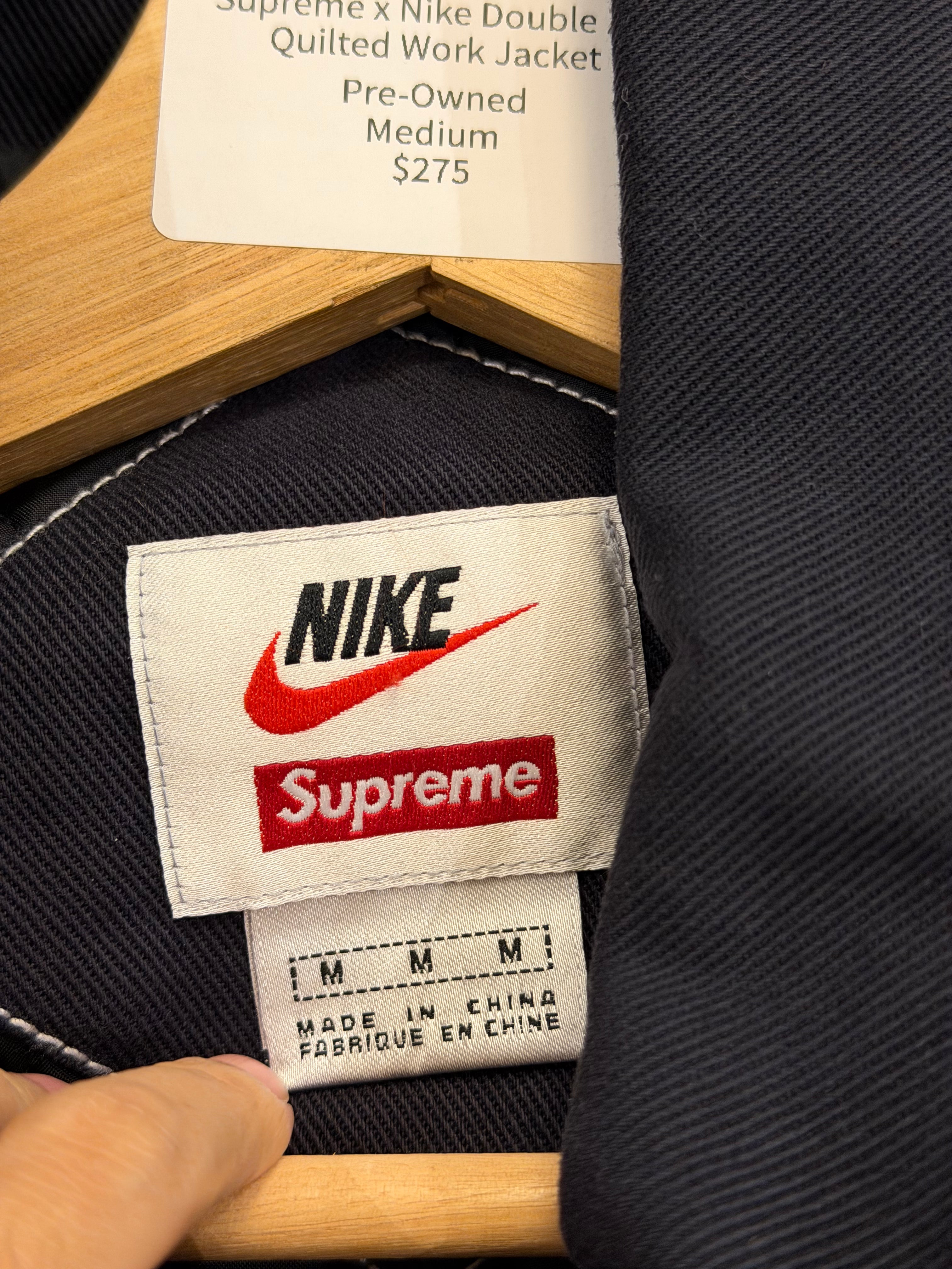 Supreme x Nike Double Zip
Quilted Work Jacket