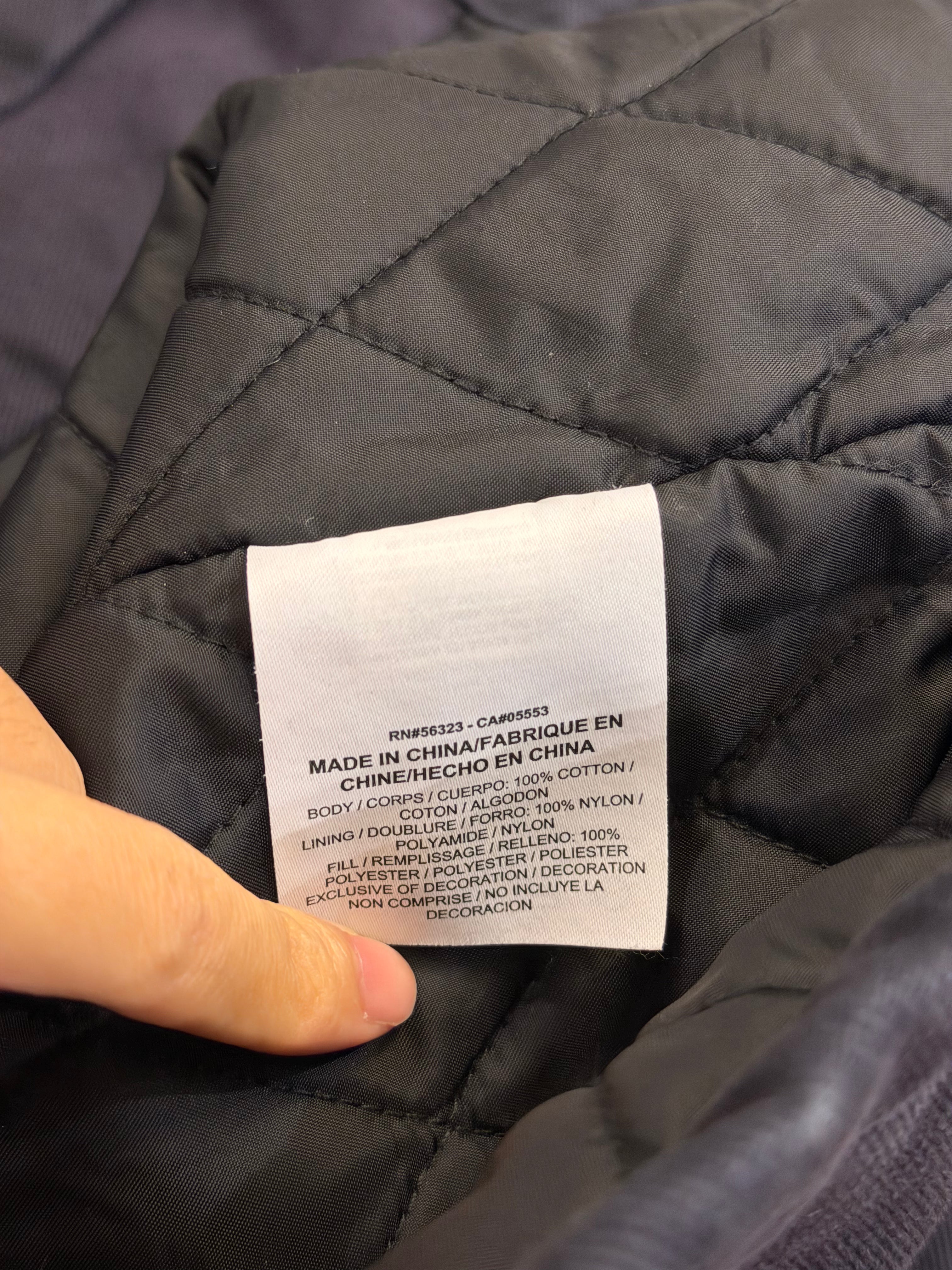 Supreme x Nike Double Zip
Quilted Work Jacket