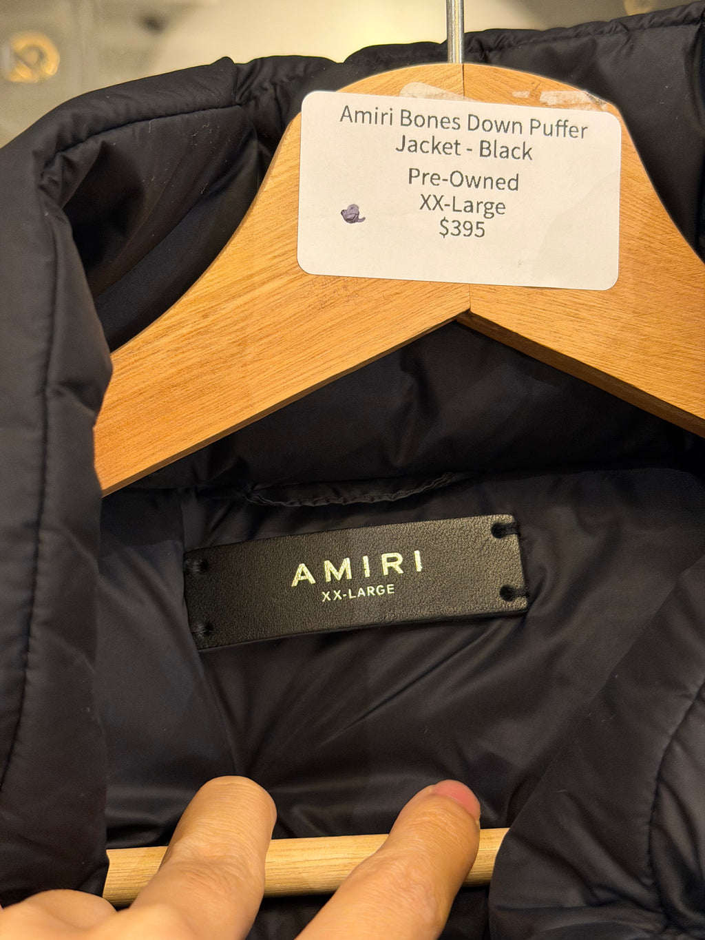 Amiri Bones Down Puffer
Jacket - Black