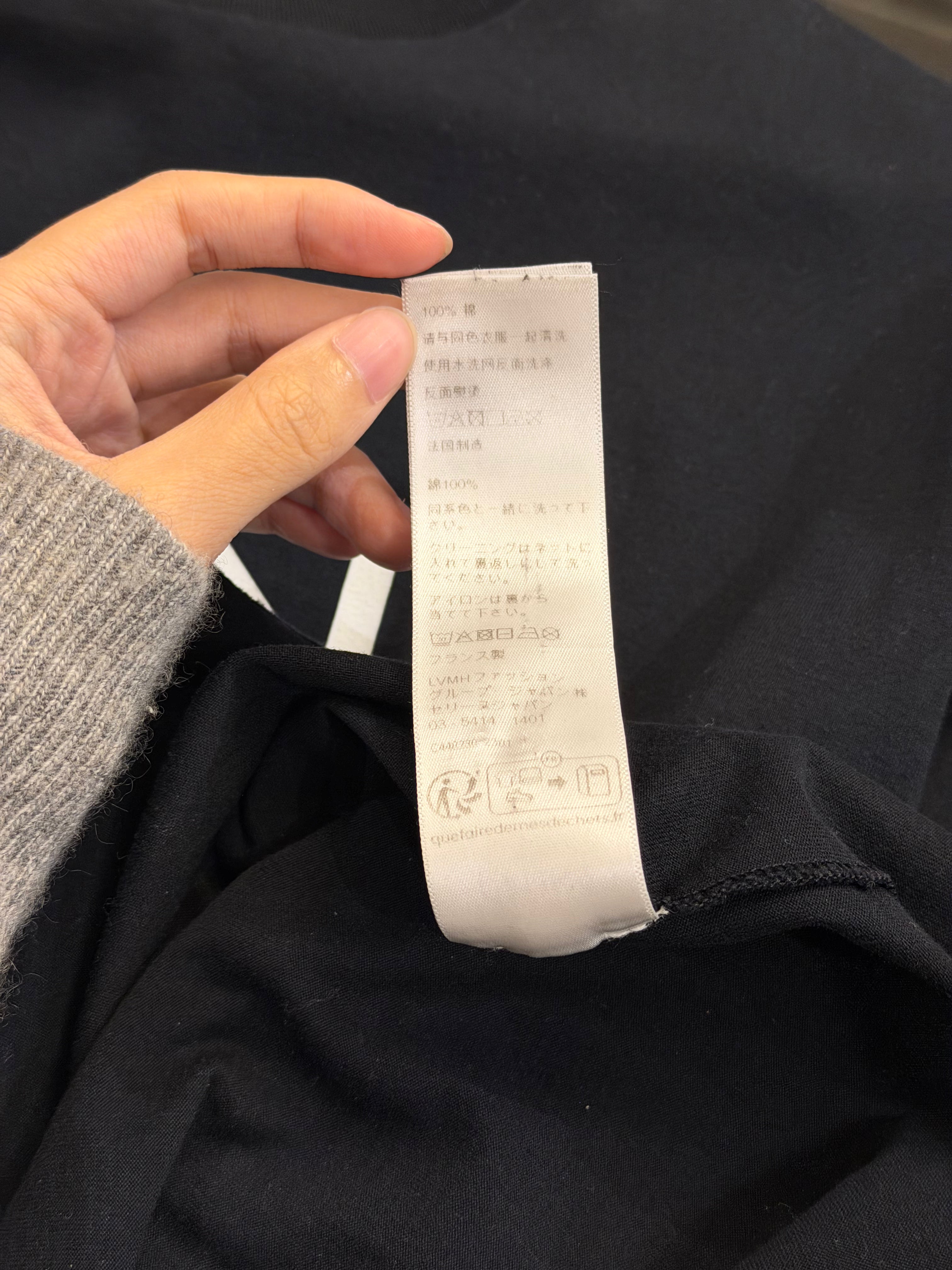 Celine Logo Print Tee - Black