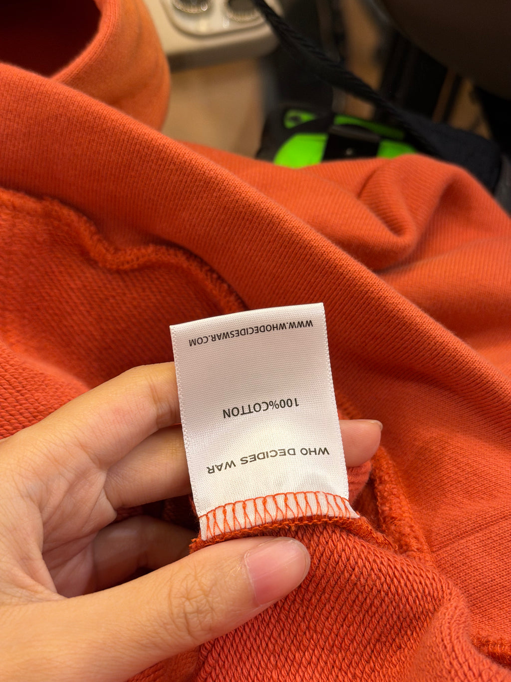 Who Decides War x Ricardi
Collab Hoodie - Orange