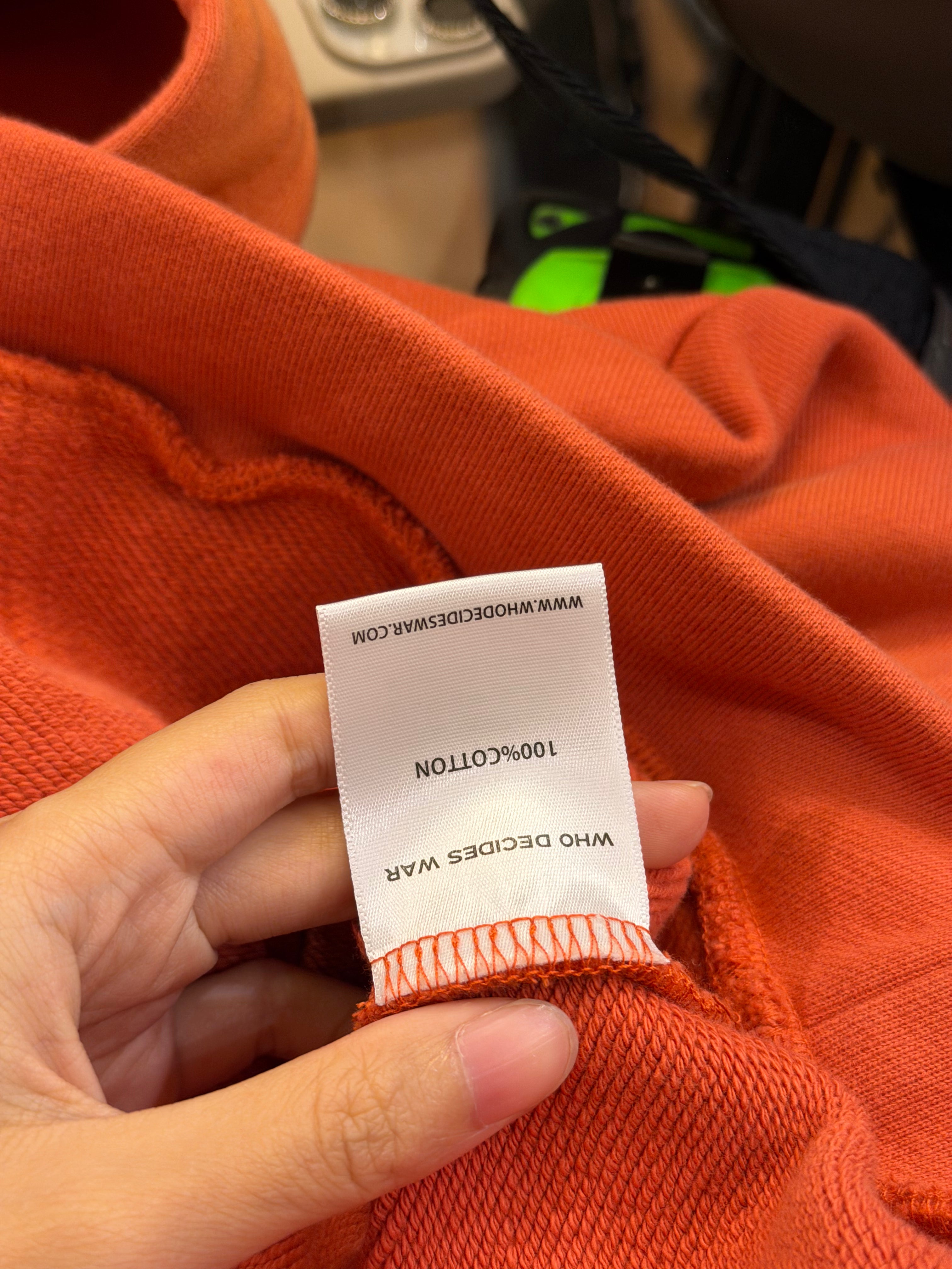 Who Decides War x Ricardi
Collab Hoodie - Orange