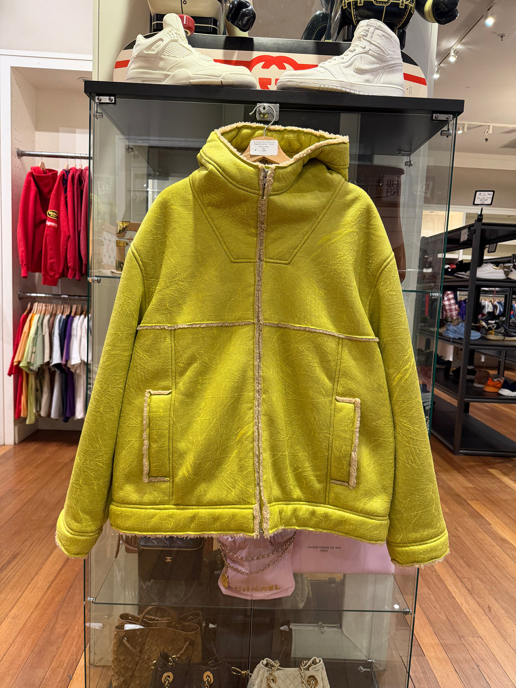 Supreme Faux Shearling Hooded Hacket