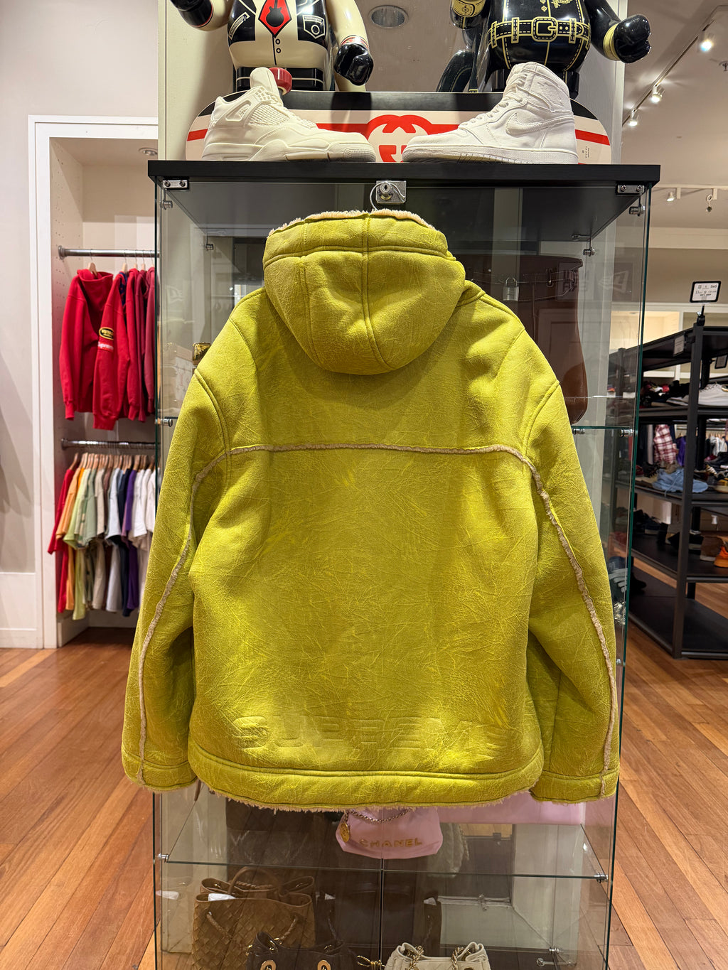 Supreme Faux Shearling Hooded Hacket