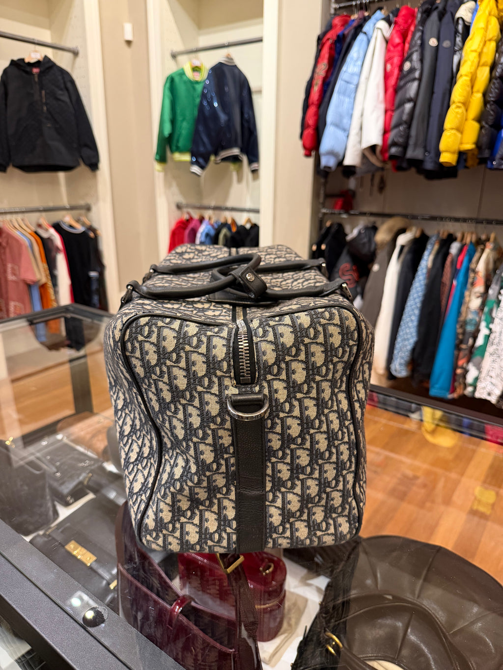 Christian Dior Oblique Lingot 50 Duffle Bag
