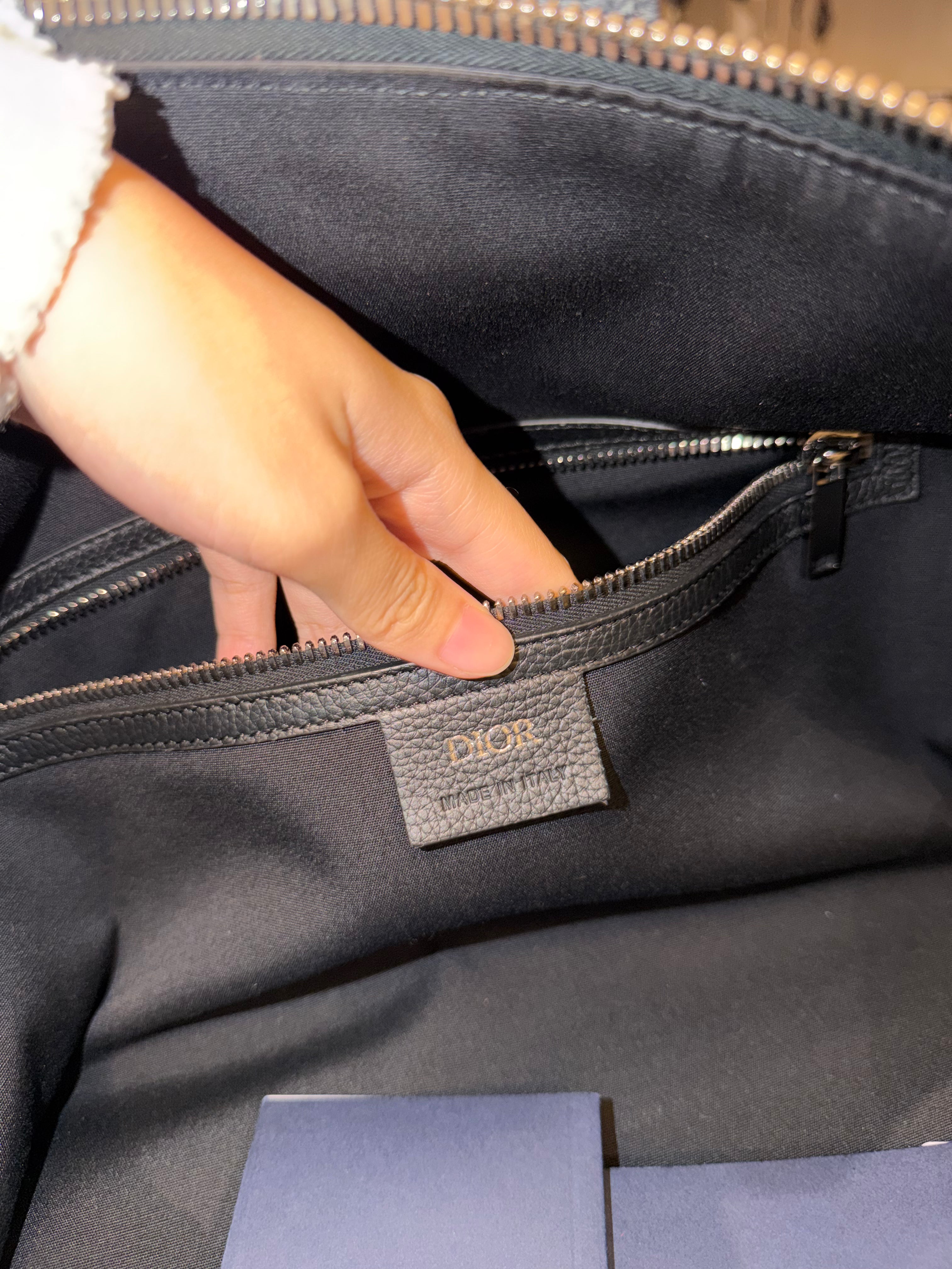 Christian Dior Oblique Lingot 50 Duffle Bag