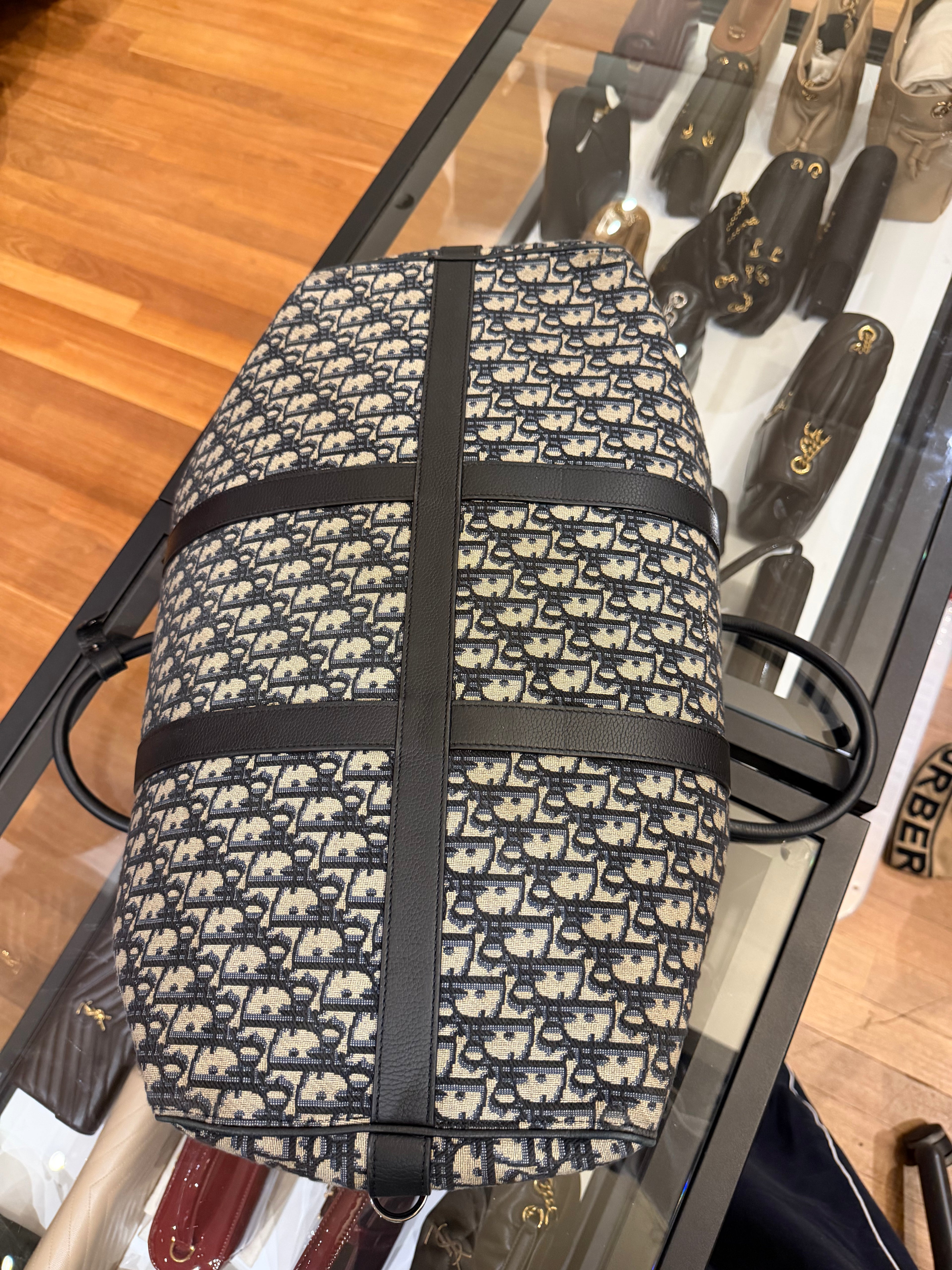 Christian Dior Oblique Lingot 50 Duffle Bag
