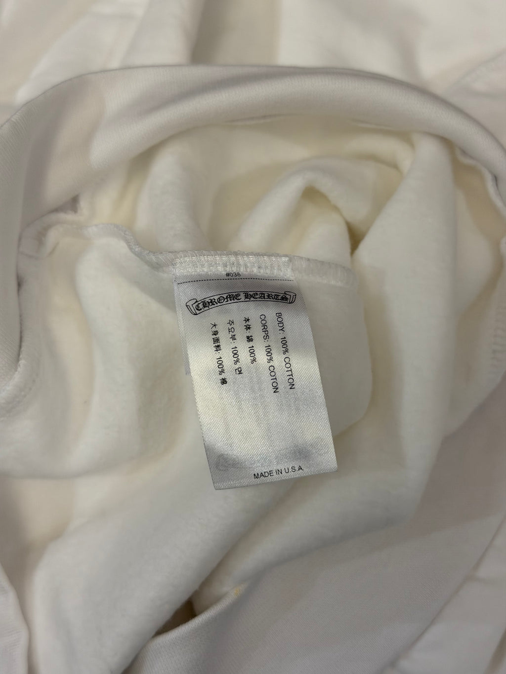Chrome Hearts Sweatshirt- White