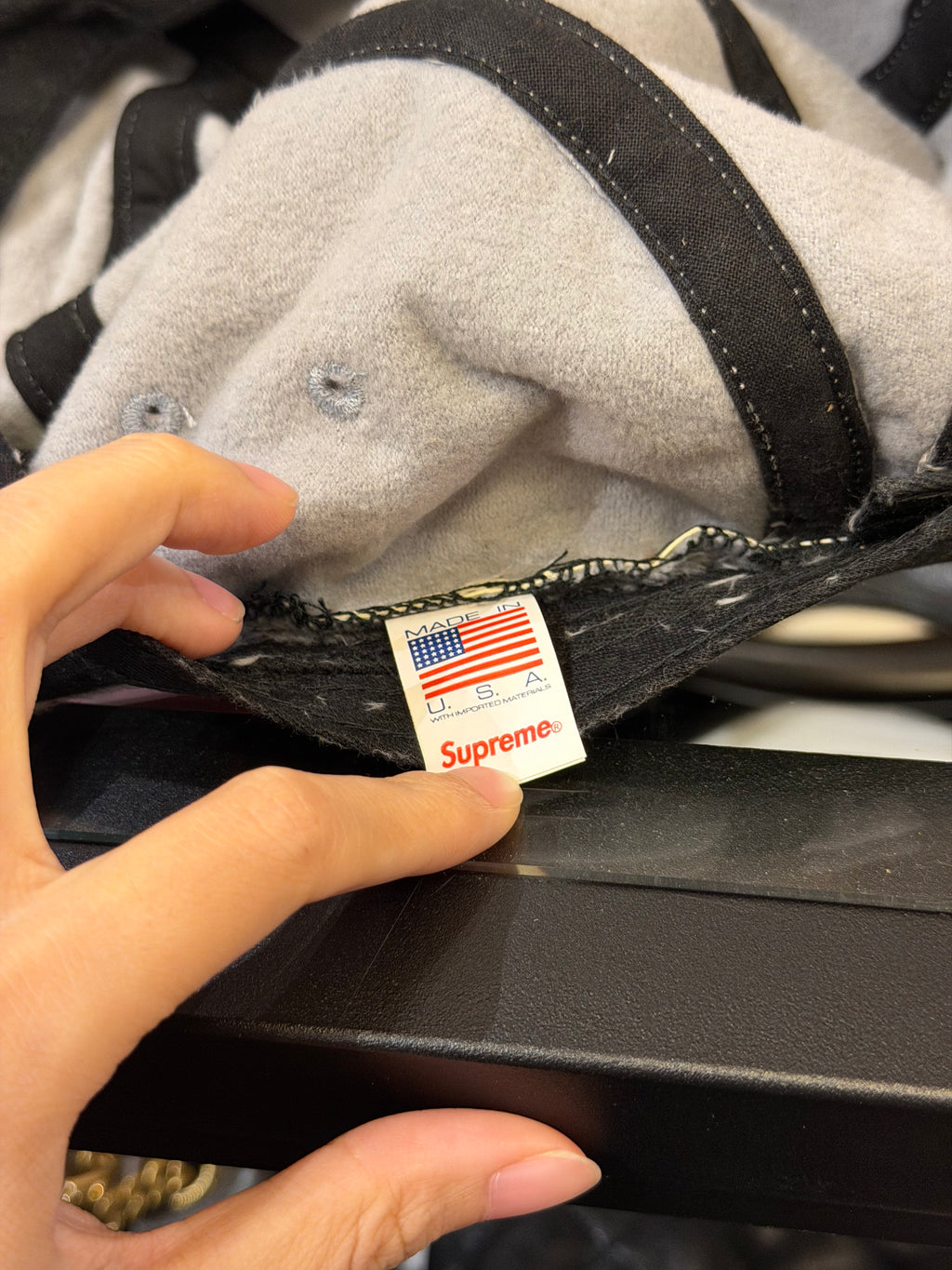 Supreme Swirl Fleece Camp Cap