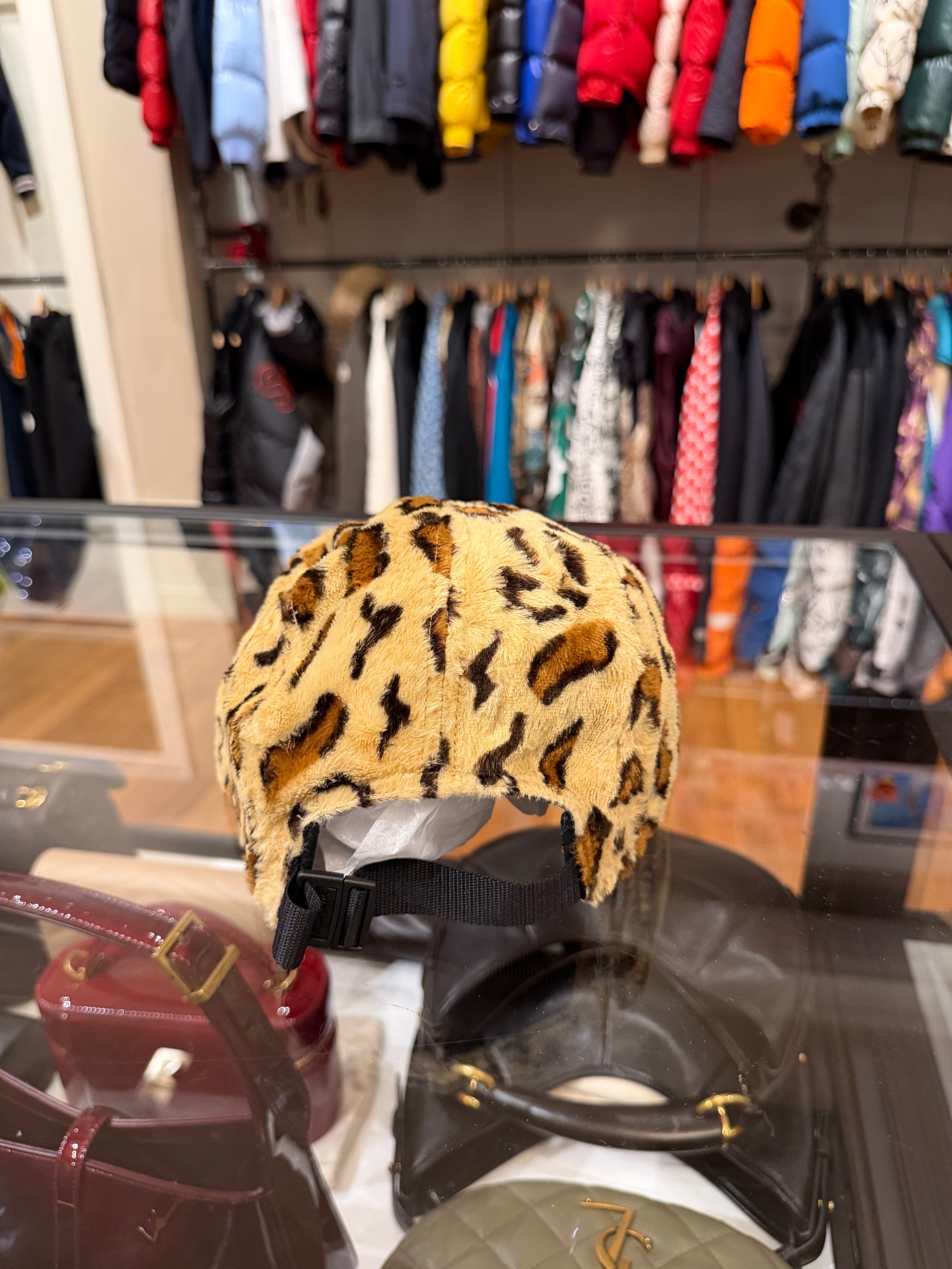 Supreme Box Logo Hat - Cheetah Print