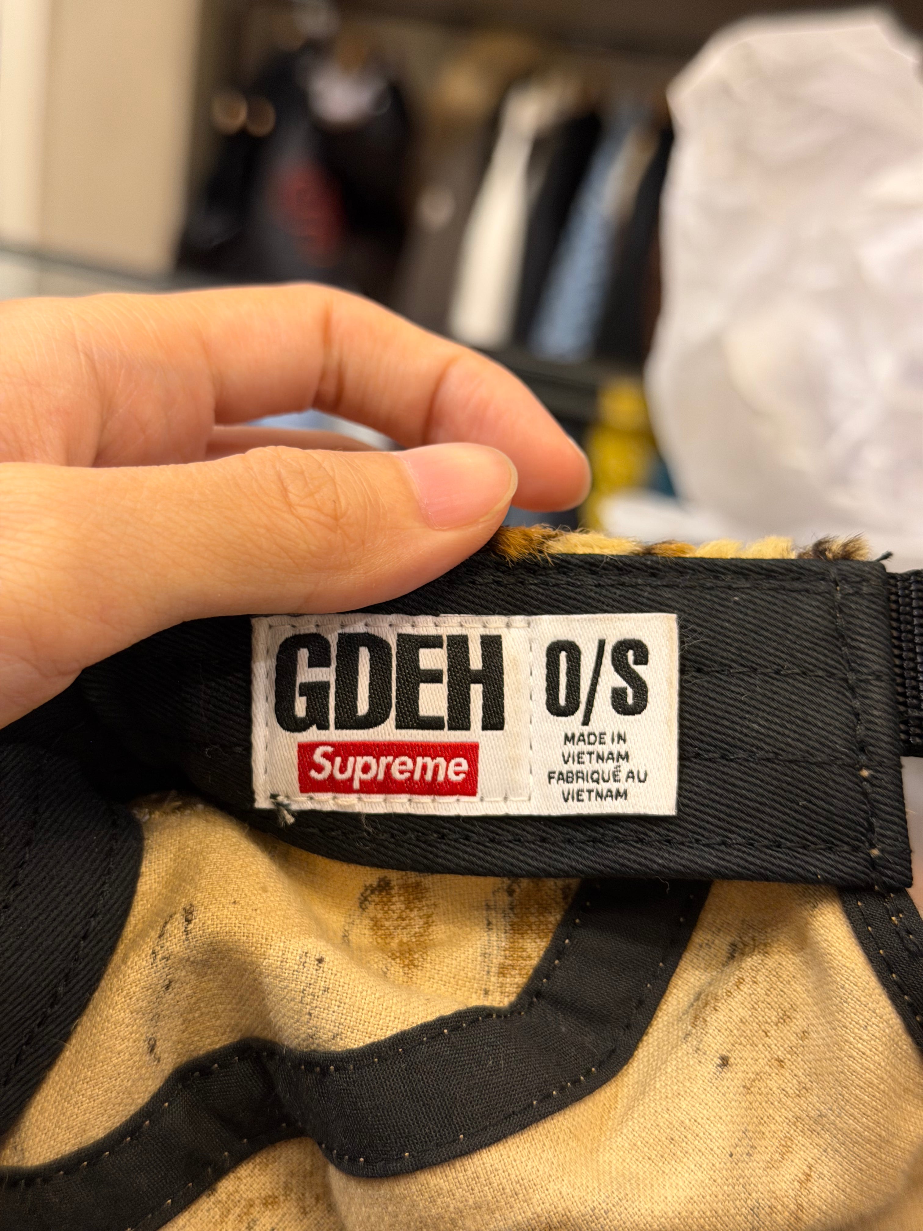 Supreme Box Logo Hat - Cheetah Print