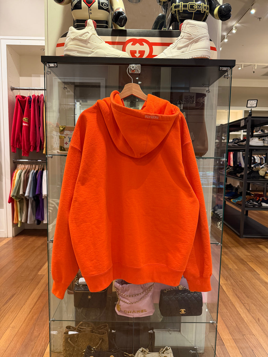 Supreme S Logo Zip Up
Hoodie - Orange