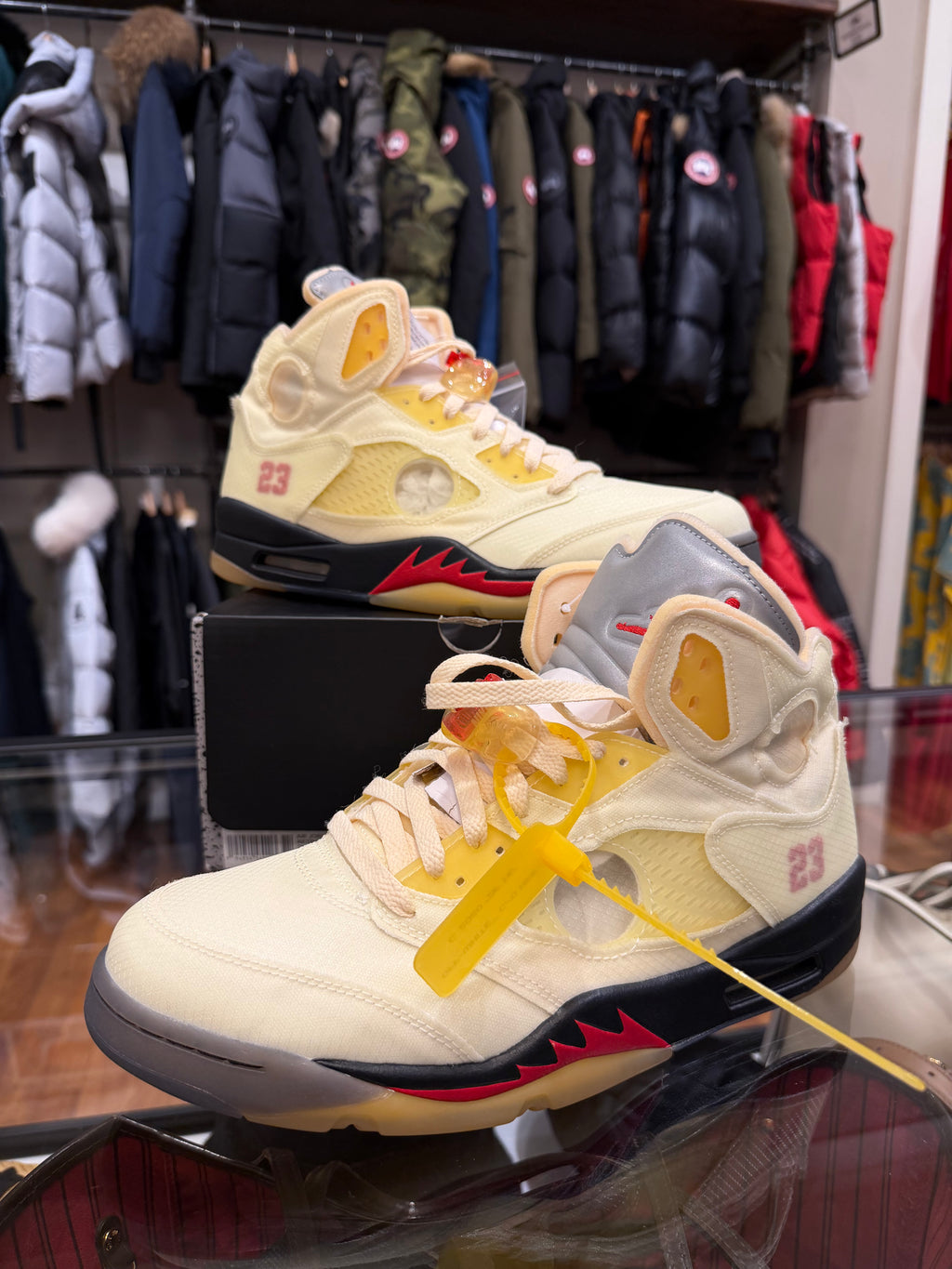 Off-White x Jordan 5 Retro - Sail