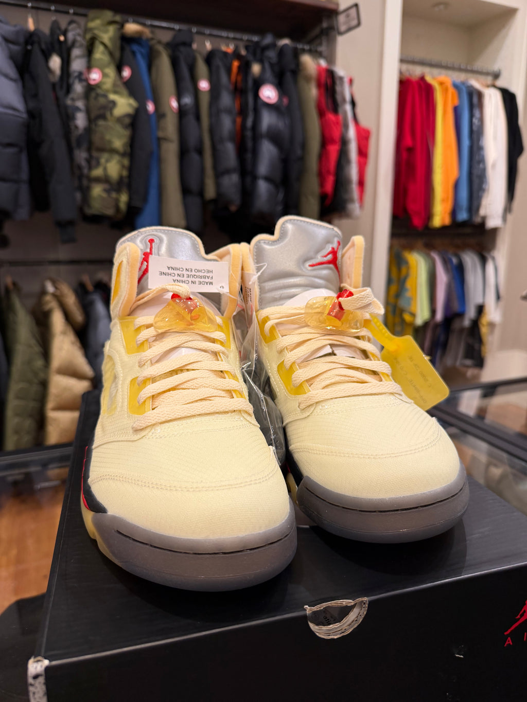 Off-White x Jordan 5 Retro - Sail