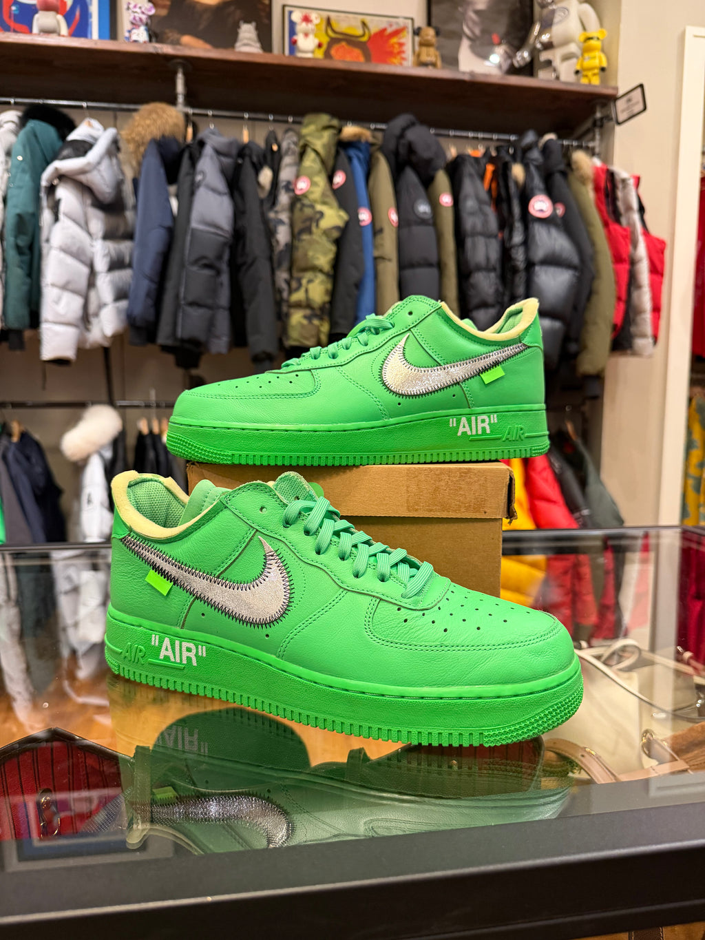 Off-White x Nike Air Force 1 Low SP - Brooklyn/ Light Spark Green