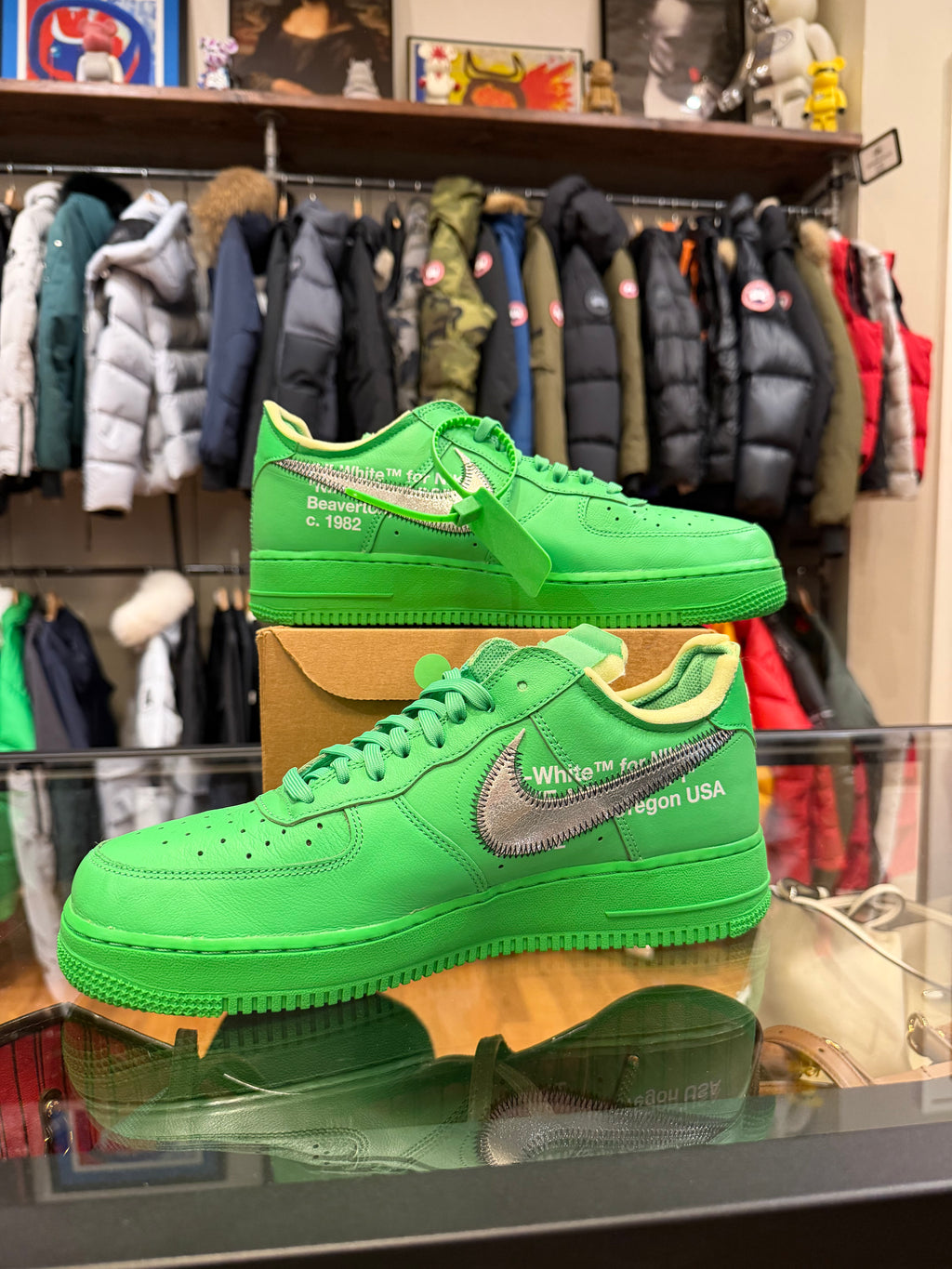 Off-White x Nike Air Force 1 Low SP - Brooklyn/ Light Spark Green