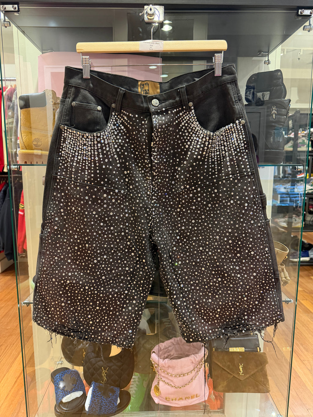 Birth of Royal Child radical diamond shorts