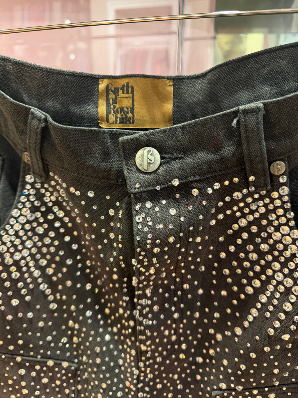 Birth of Royal Child radical diamond shorts