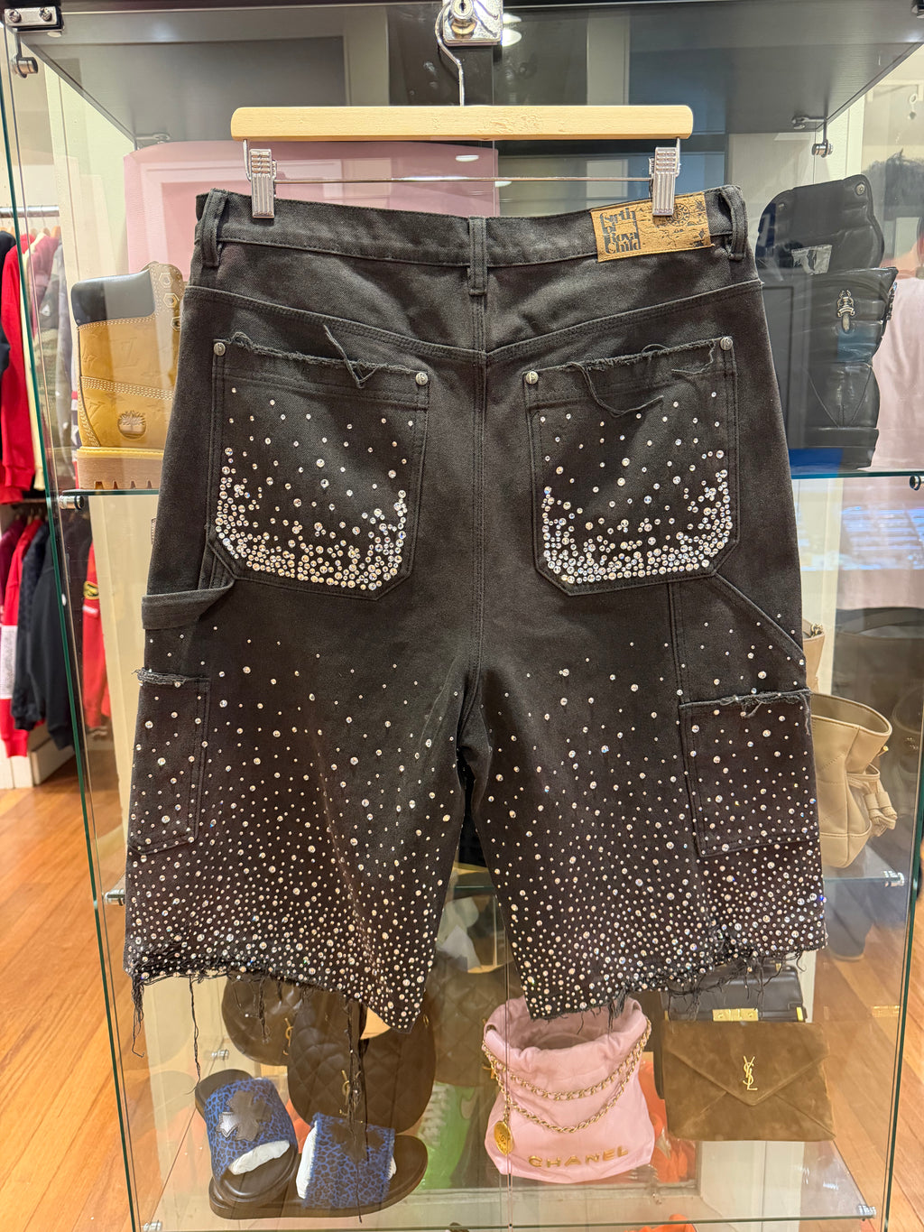 Birth of Royal Child radical diamond shorts