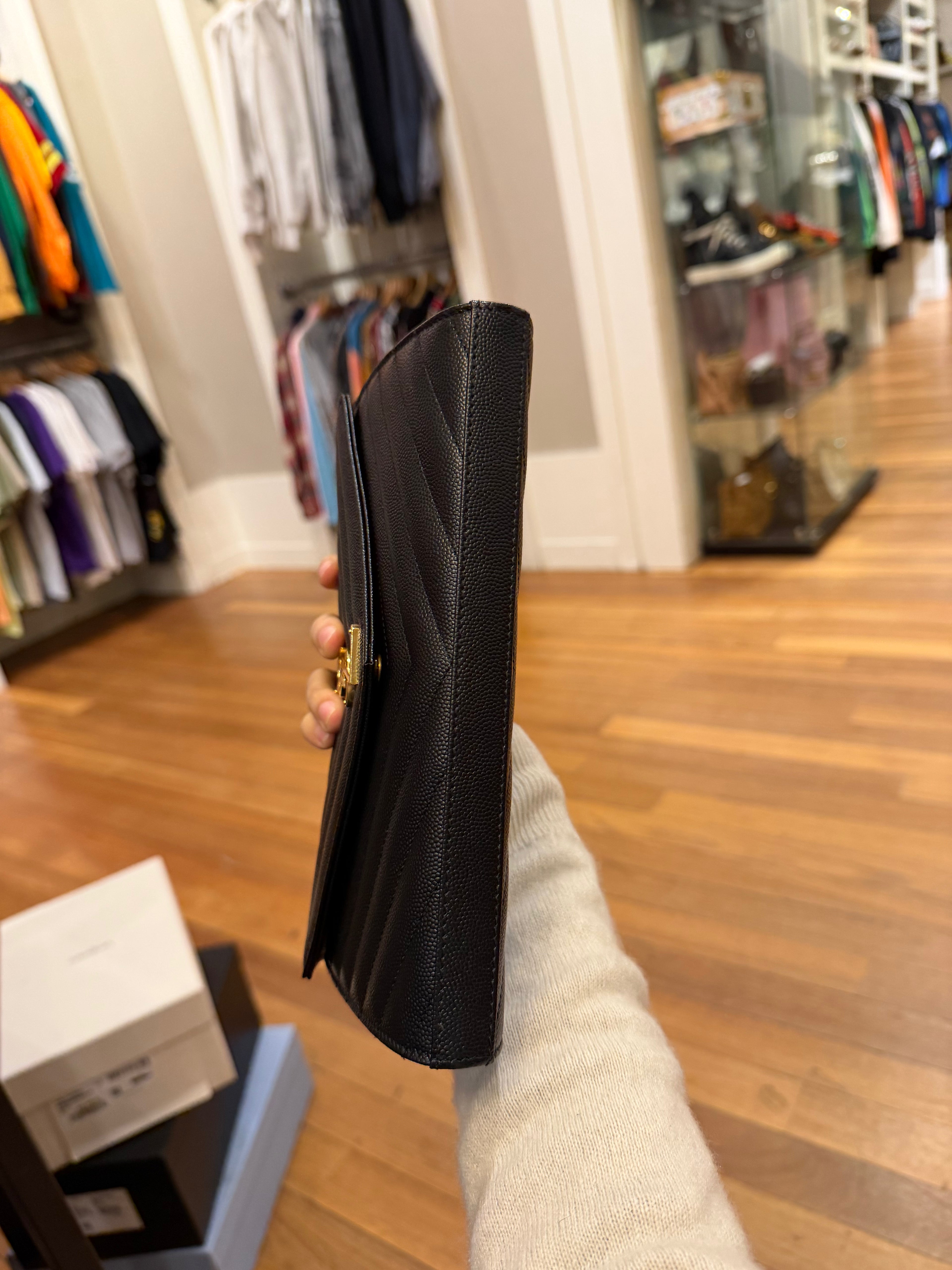 Saint Laurent Cassandre Envelope Pouch