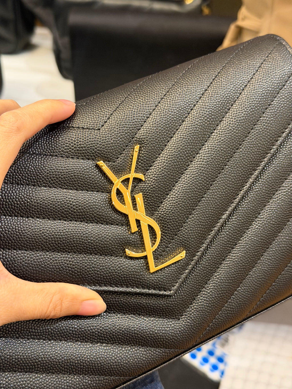 Saint Laurent Cassandre Envelope Pouch