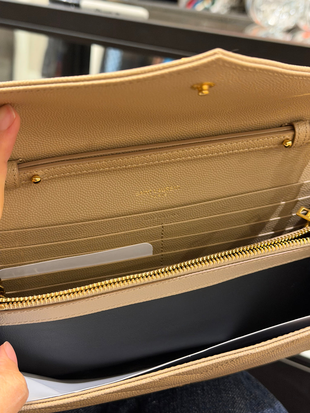 Saint Laurent Cassandre Envelope Pouch