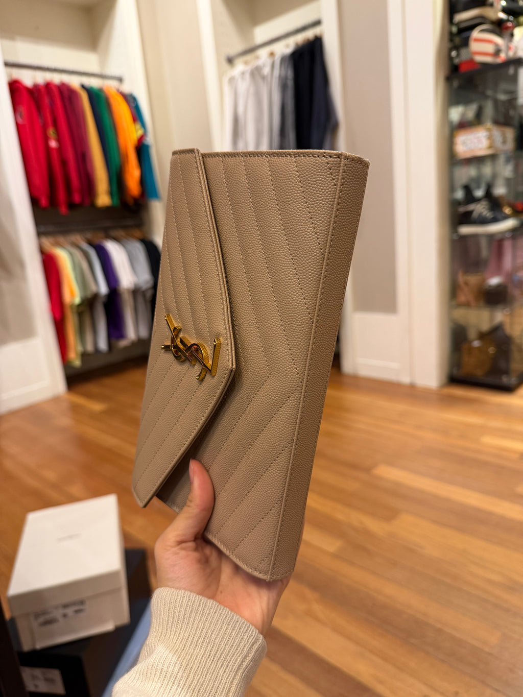 Saint Laurent Cassandre Envelope Pouch