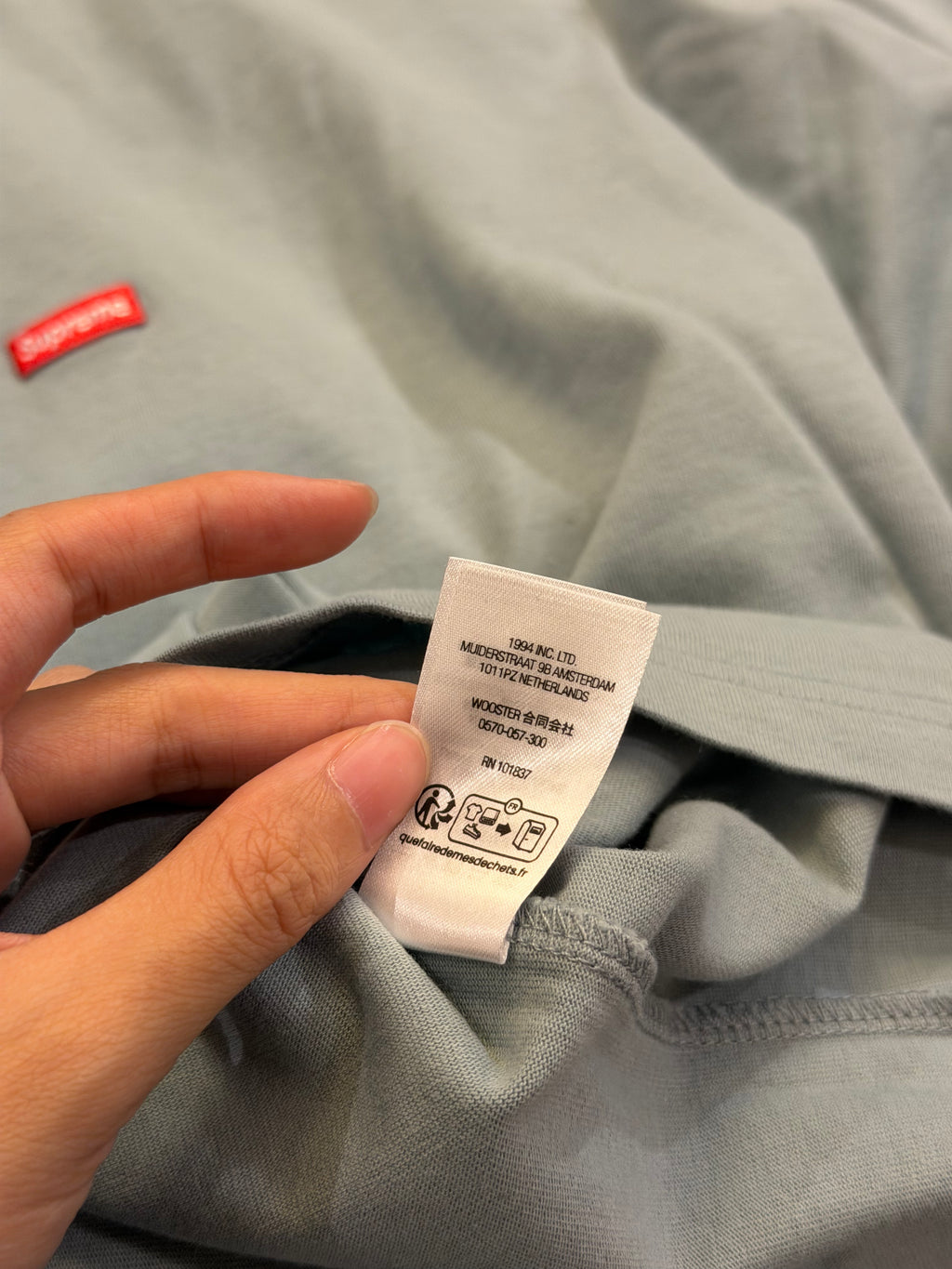 Supreme Box Logo Patch LS
Shirt - Blue