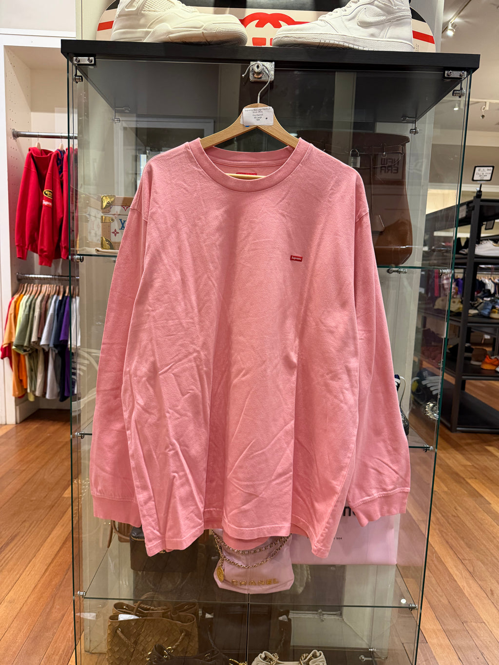 Supreme Box Logo Patch LS
Shirt - Pink