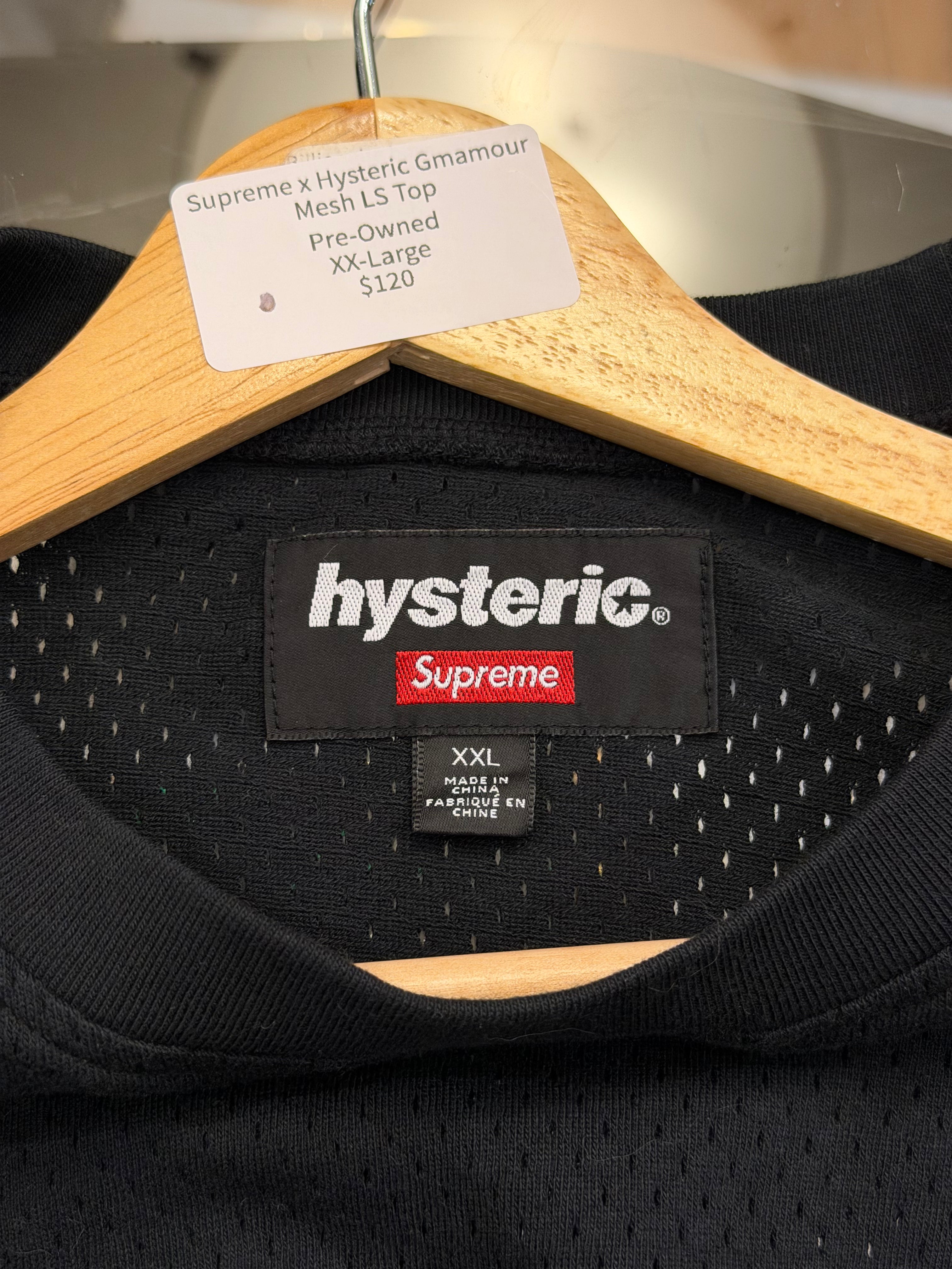 Supreme x Hysteric Gmamour
Mesh LS Top
