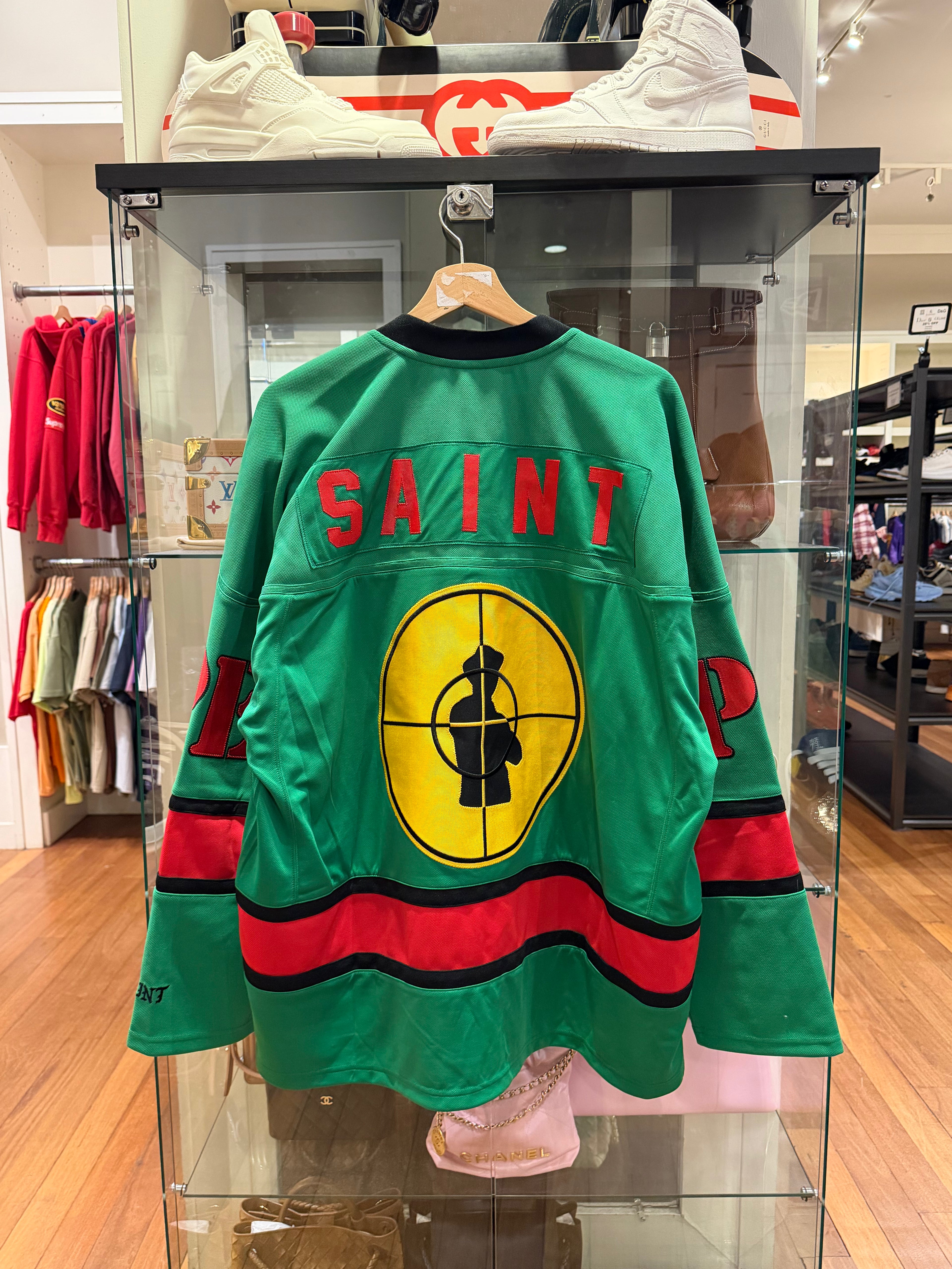 Saint Michael x Public Enemy
Game Shirt - Green