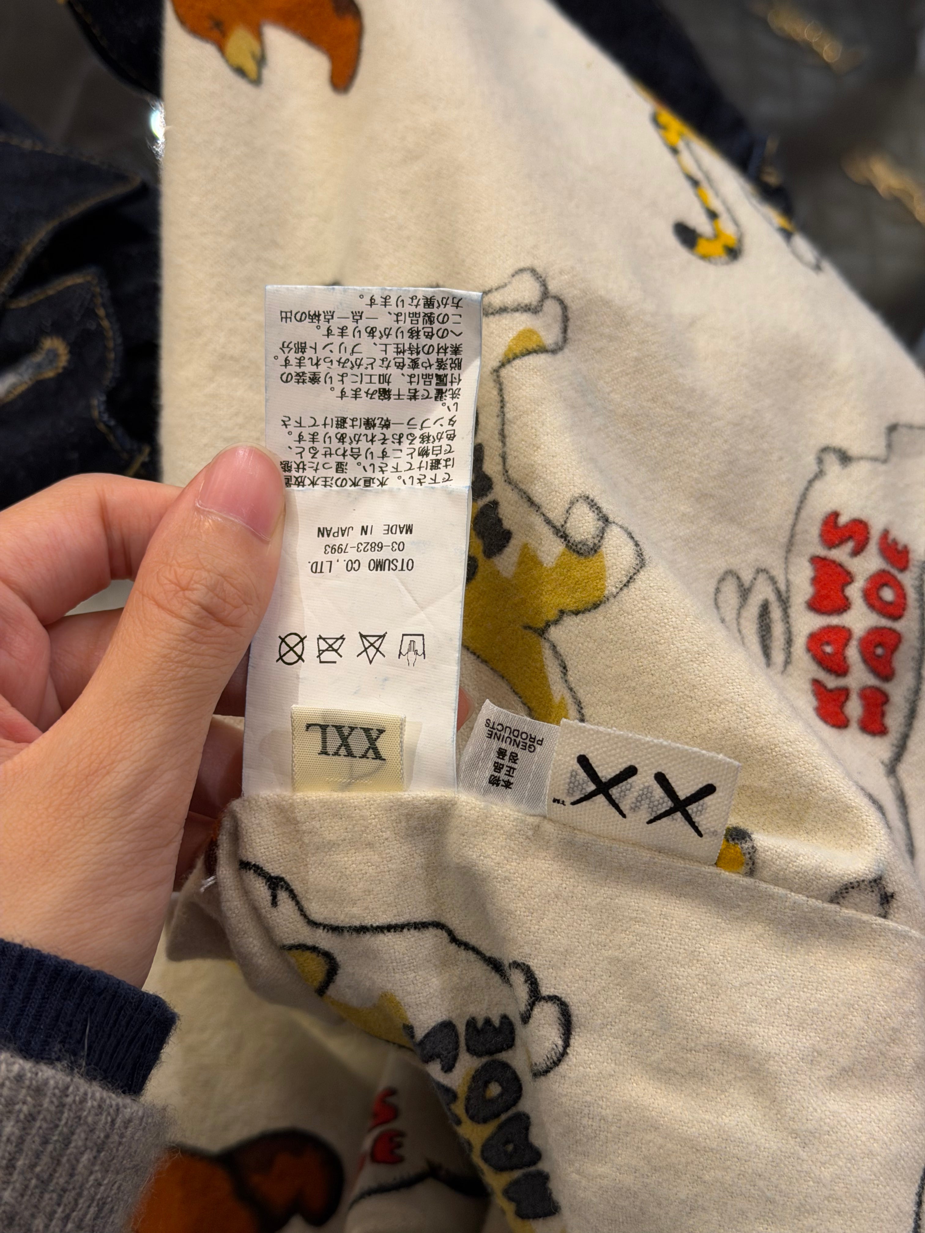 Human Made x KAWS Lined Denim Work Jacket - Indigo