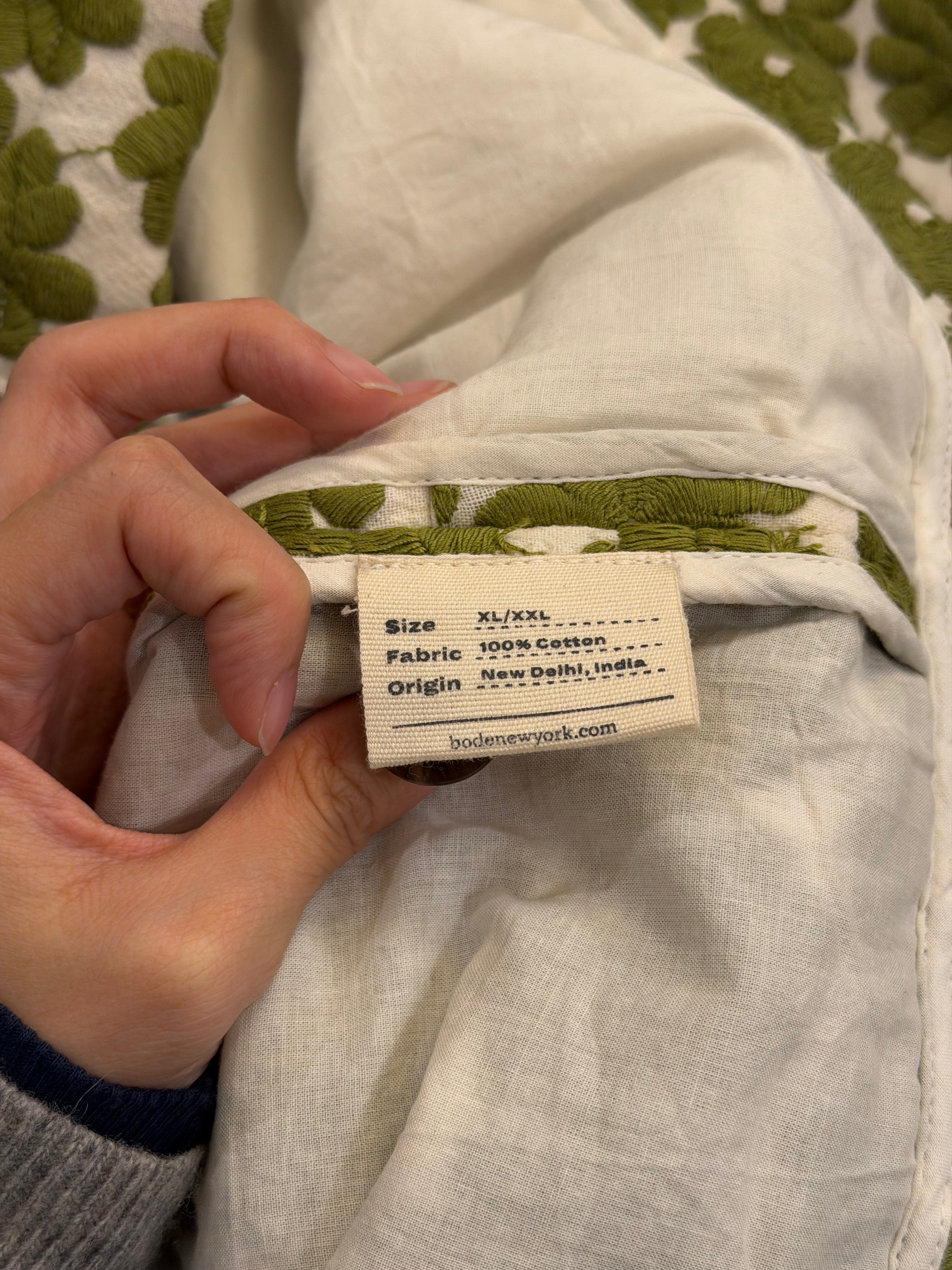 Bode Chrystantheum Jacket -
Green