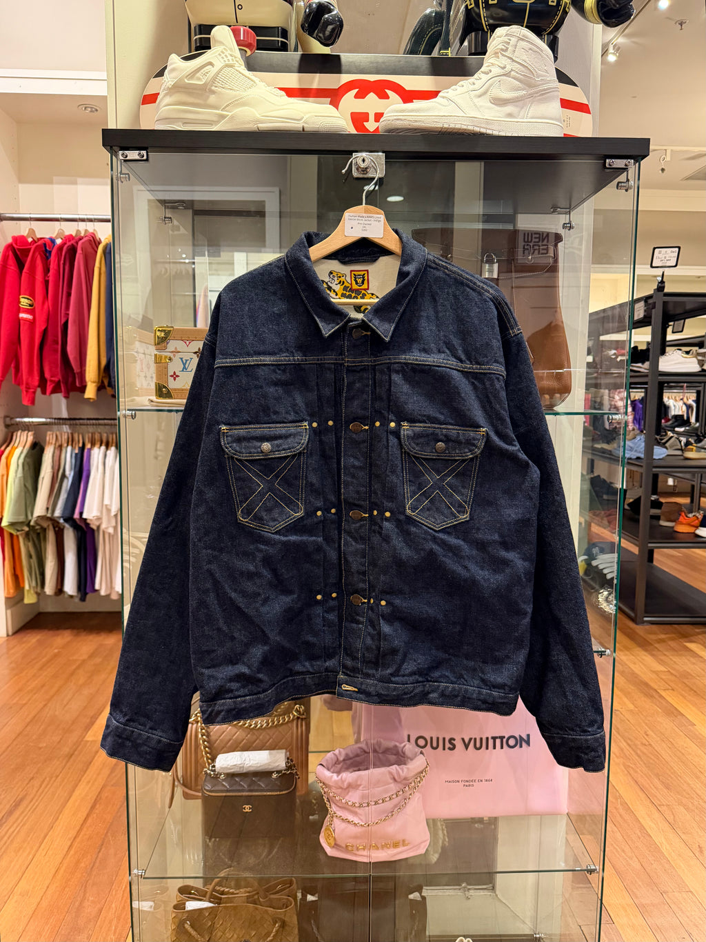 Human Made x KAWS Lined Denim Work Jacket - Indigo