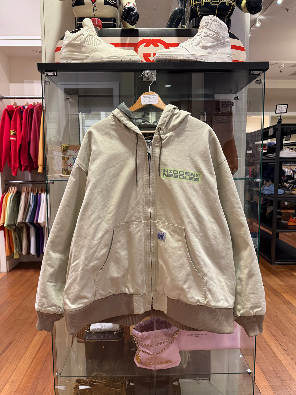 Needles x Hidden Zipped
Work Jacket - Beige