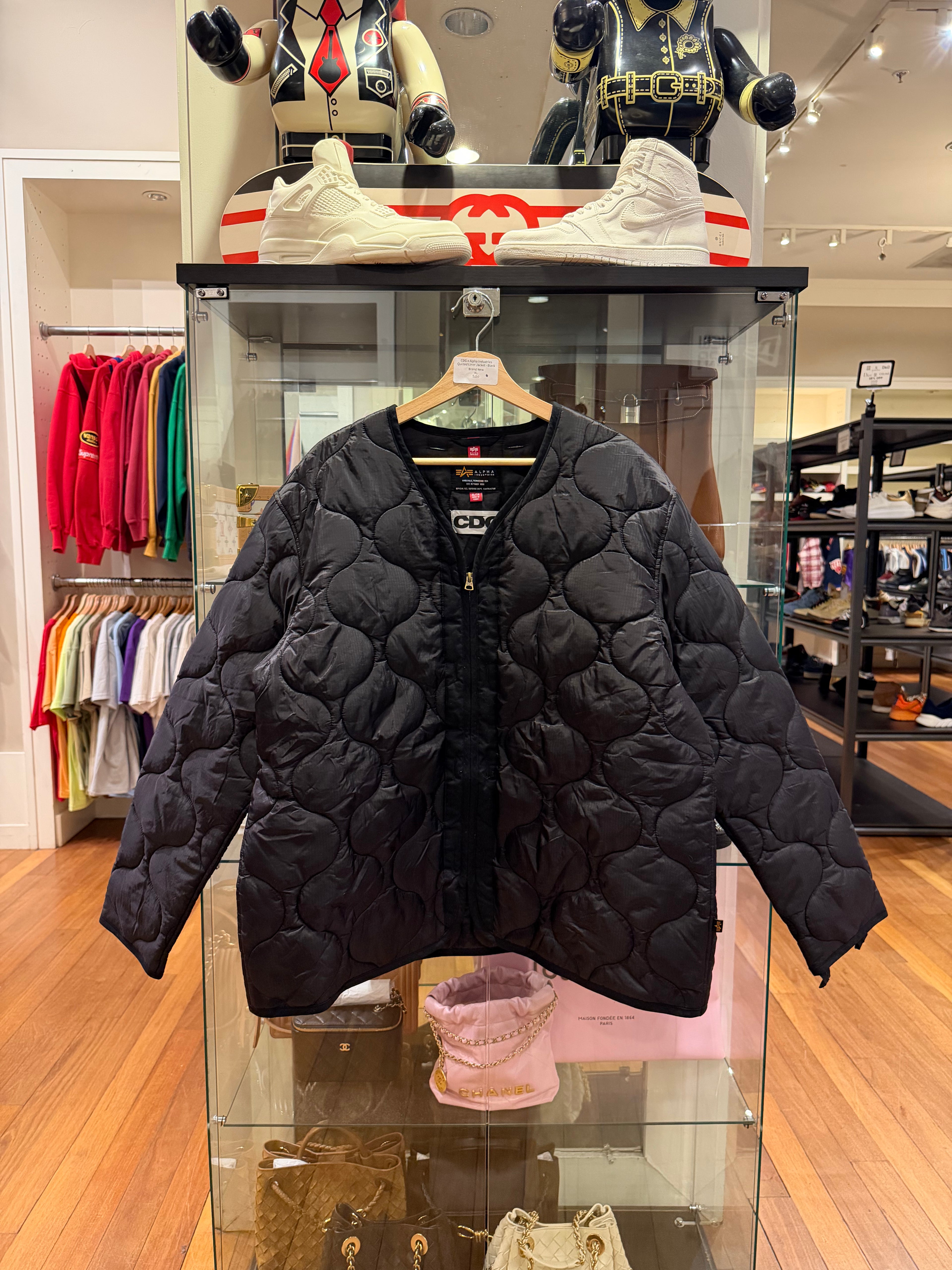 CDG x Alpha Industries
Quilted Liner Jacket - Black