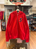 Supreme S Devil Logo ZIp Up
Hoodie - Red