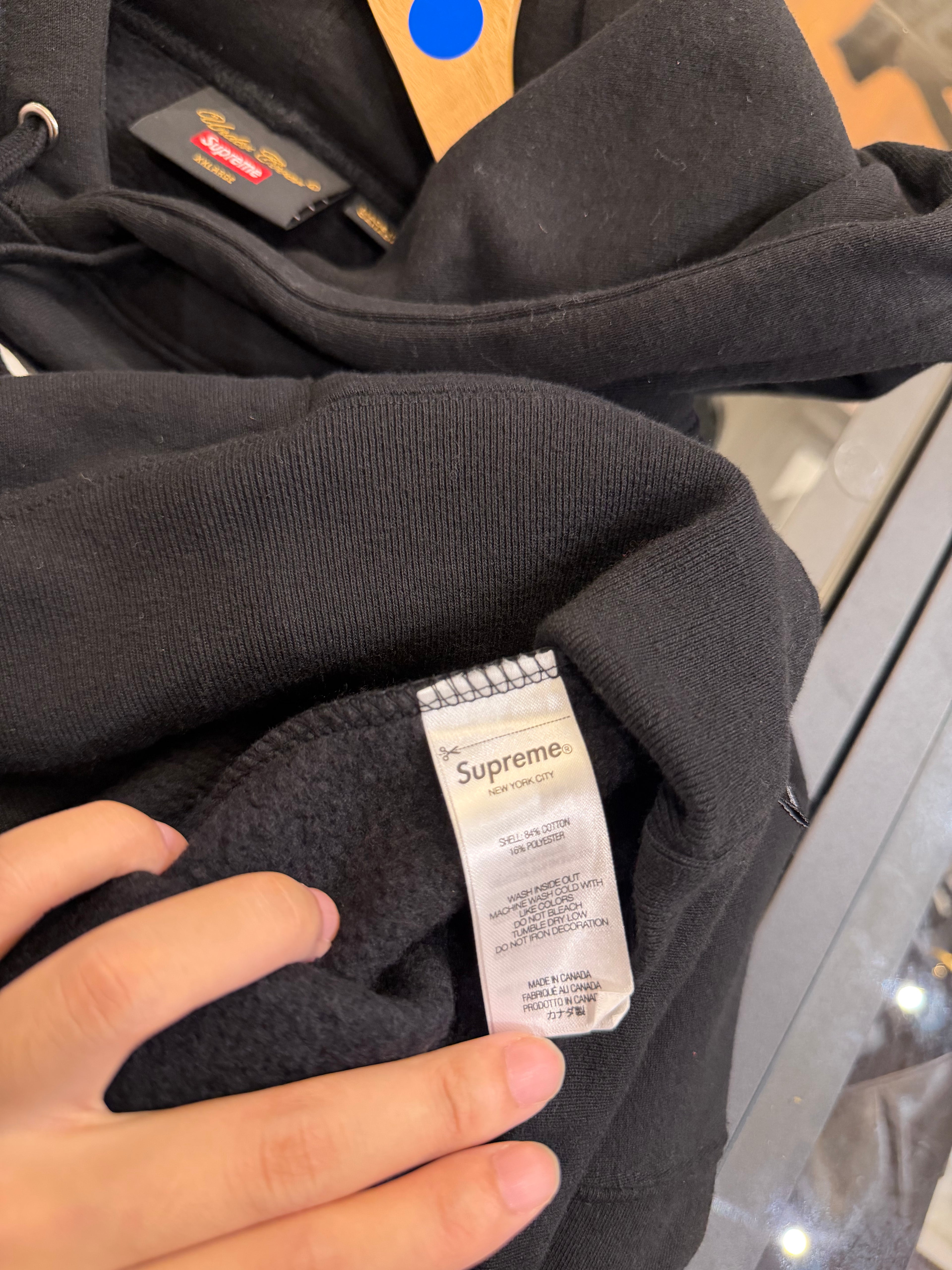 Supreme x undercover anti you hoodie black