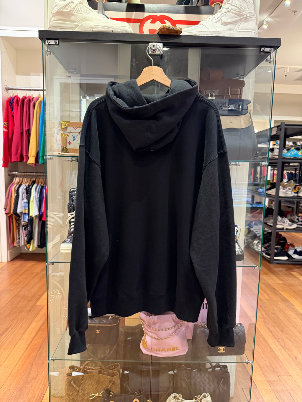Supreme x undercover anti you hoodie black